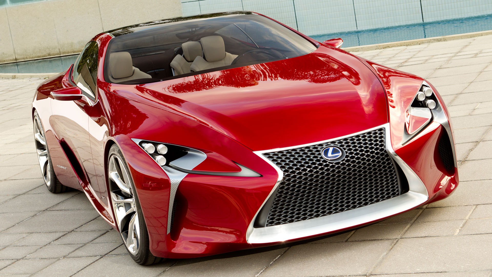 cars, Lexus, concept cars, Lexus LF-LC, front angle view - desktop wallpaper