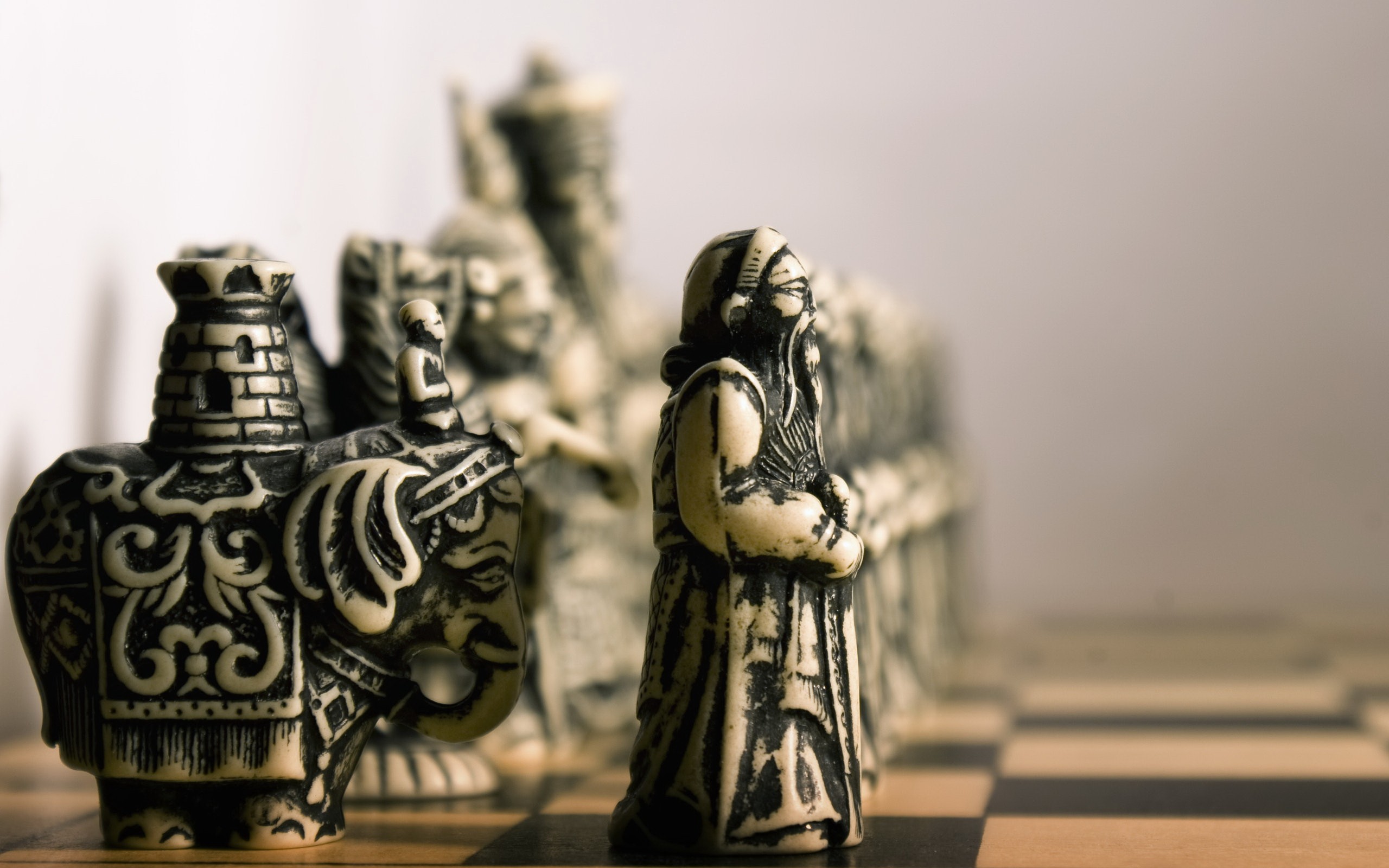 chess pieces - desktop wallpaper