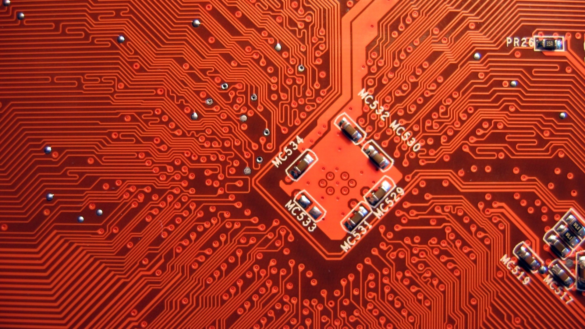 circuits, electronics, macro - desktop wallpaper