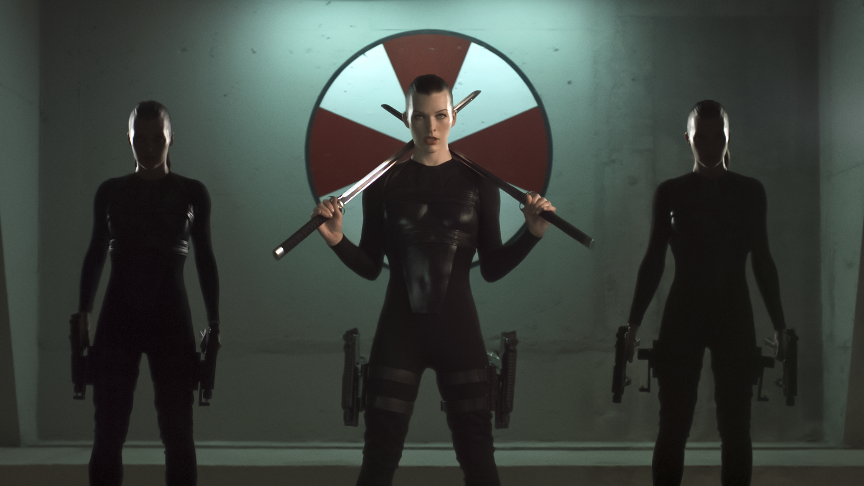 movies, actress, Resident Evil, Umbrella Corp., Milla Jovovich - desktop wallpaper