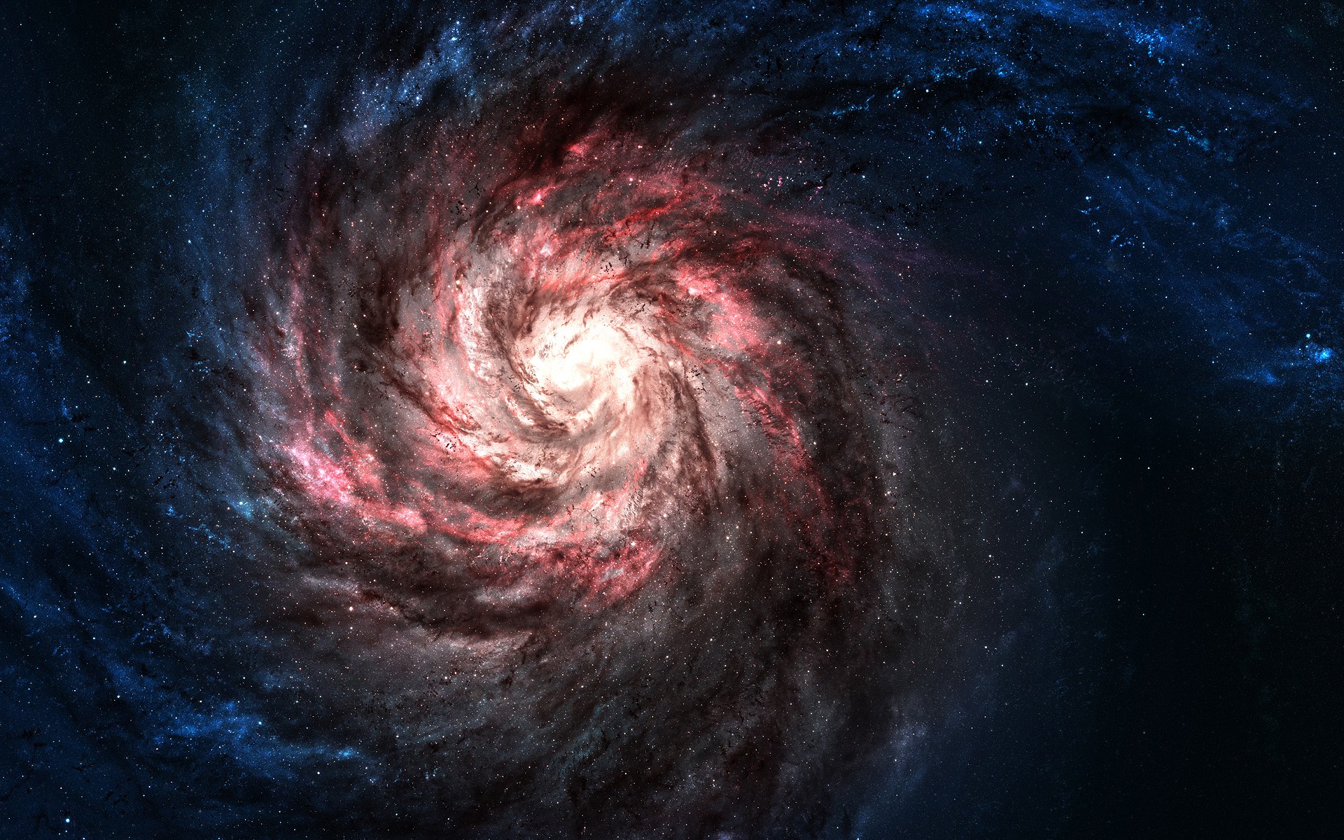 outer space, galaxies, DeviantART - desktop wallpaper