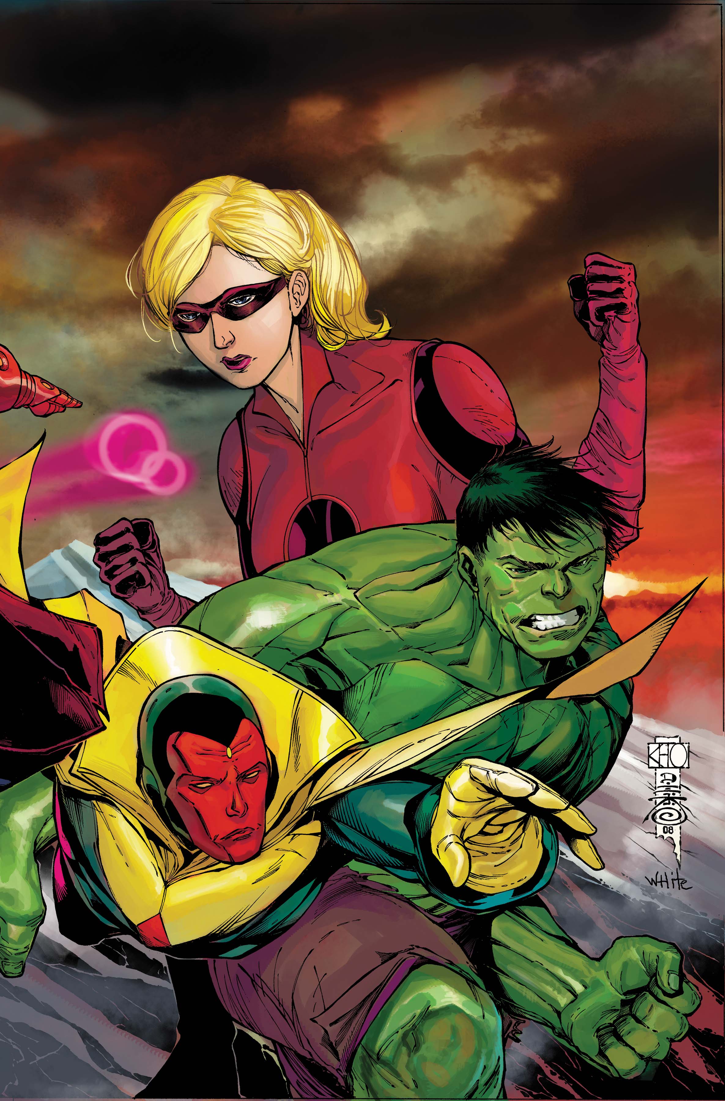 Hulk (comic character), Marvel Comics, The Vision (Comics) - desktop wallpaper
