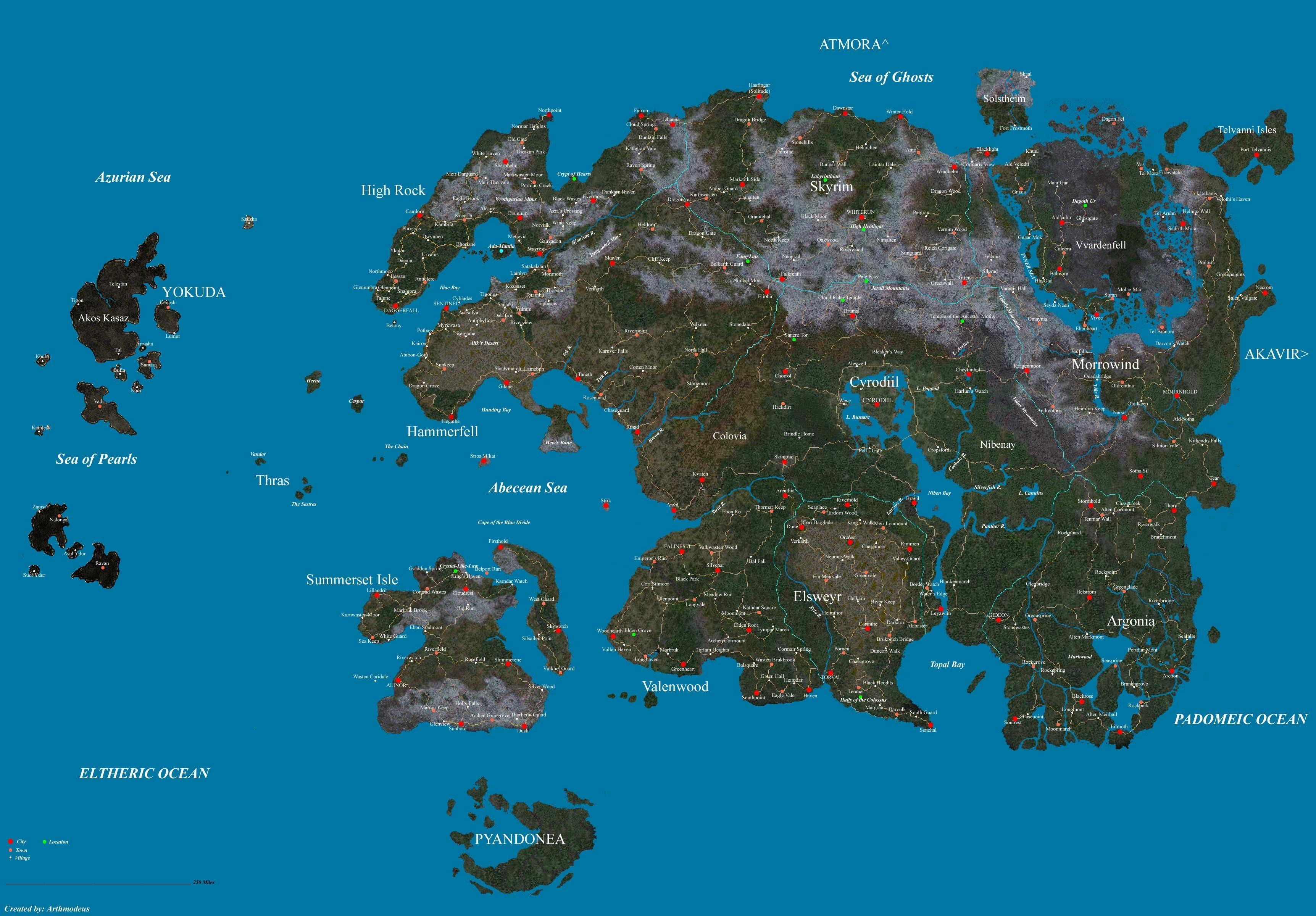 video games, maps, The Elder Scrolls, The Elder Scrolls IV: Oblivion - desktop wallpaper