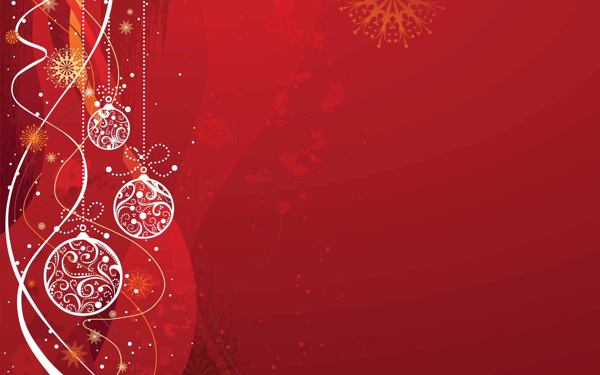 red, Christmas, holidays, ornaments - desktop wallpaper