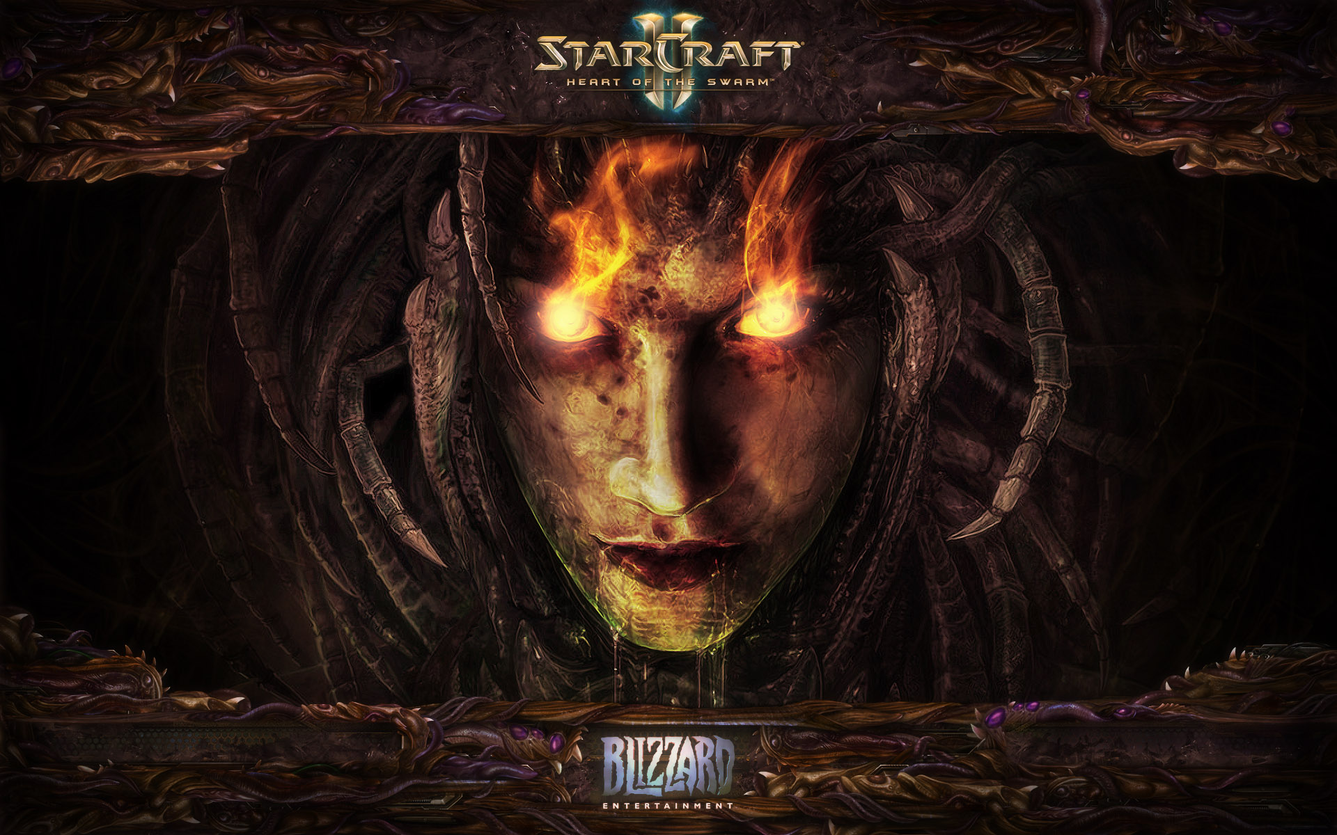 StarCraft, Starcraft II: Heart of the Swarm, Sarah Kerrigan Queen Of Blades, StarCraft II - desktop wallpaper