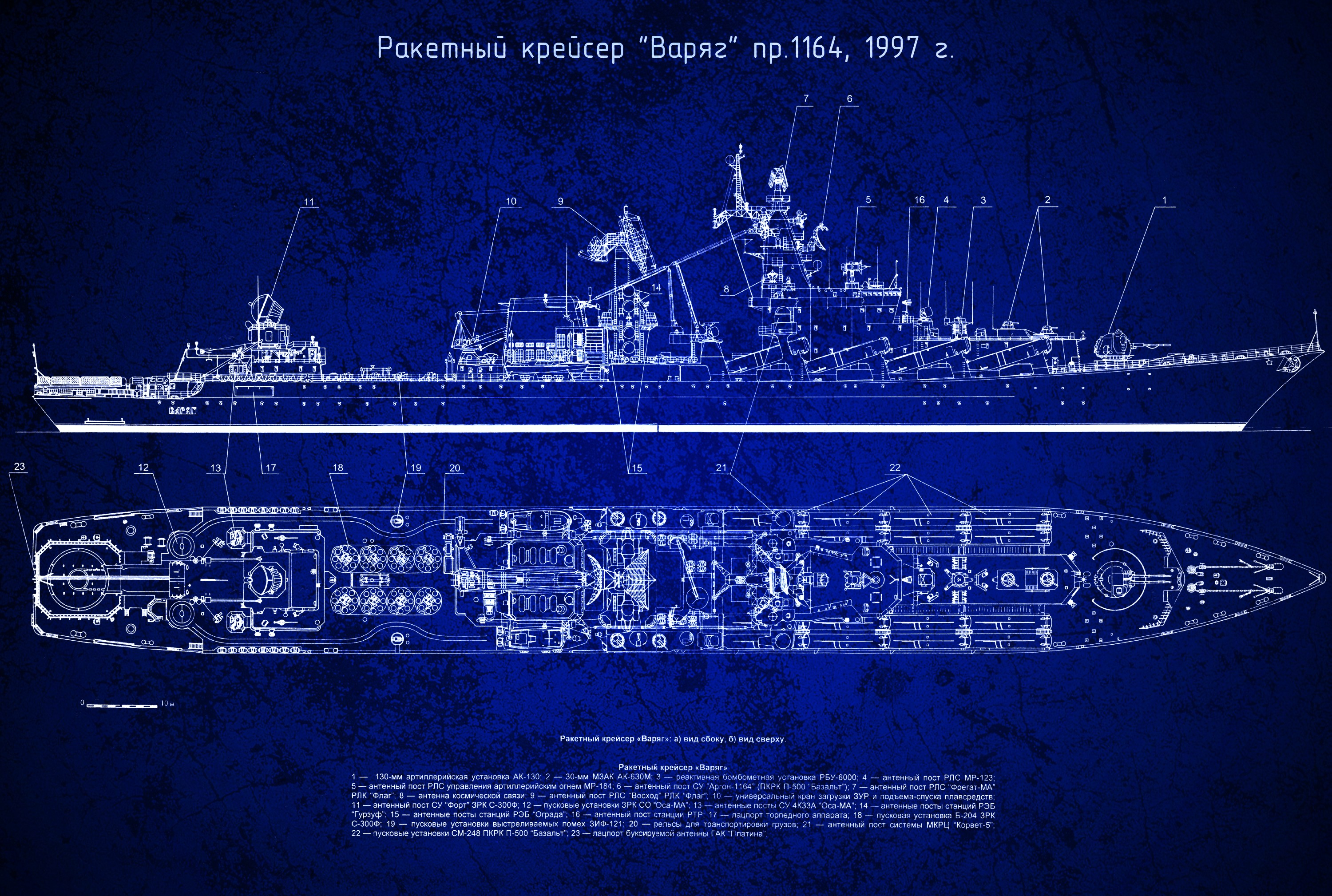 Soviet, ships, blueprints, scheme, missle cruiser, Varyag, Slava class cruiser, Russian Navy, Russians - desktop wallpaper