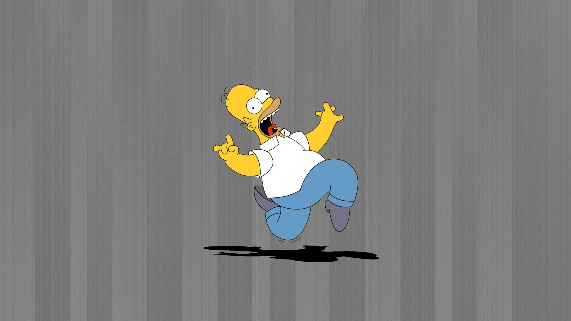 Homer Simpson, artwork, 3D - desktop wallpaper
