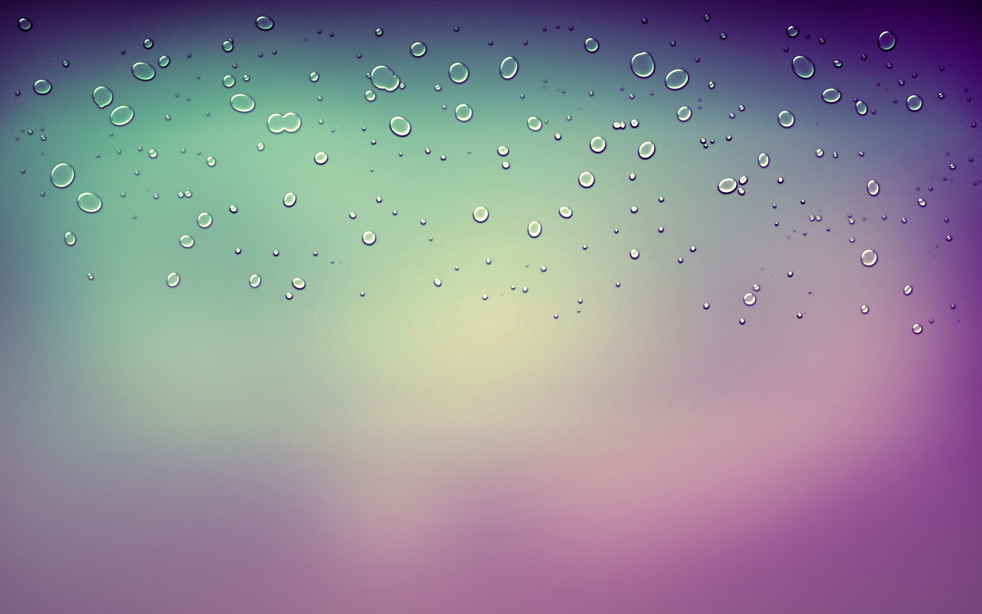 abstract, water drops - desktop wallpaper