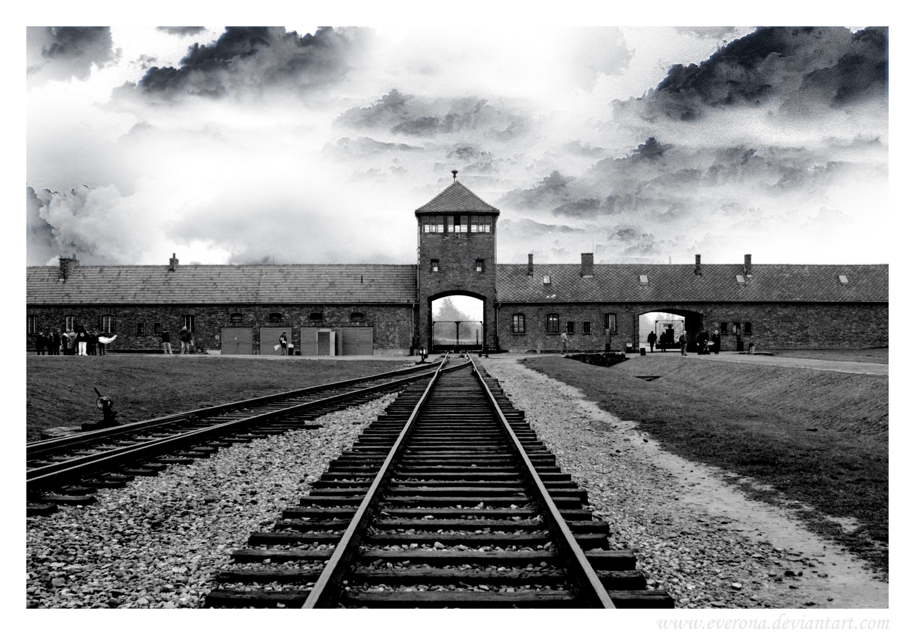 Nazi, historic, Auschwitz, death camp - desktop wallpaper