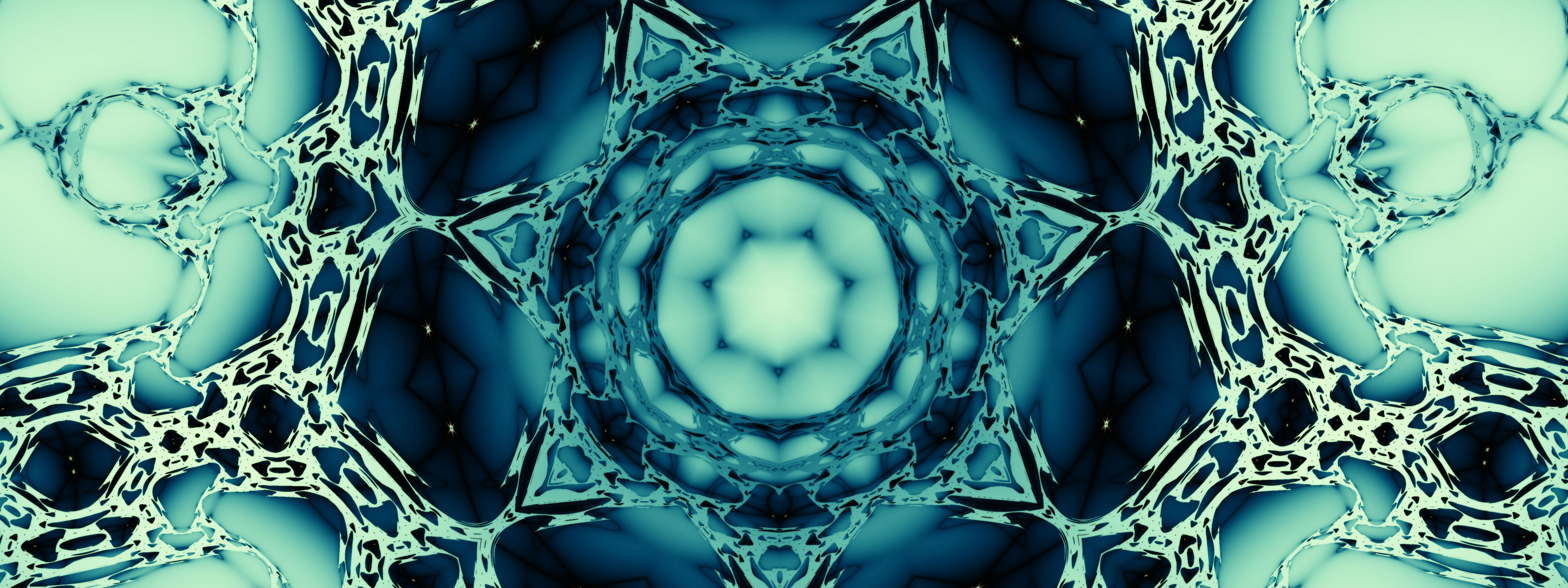 abstract, digital art, Kaleidoscope, fractal - desktop wallpaper