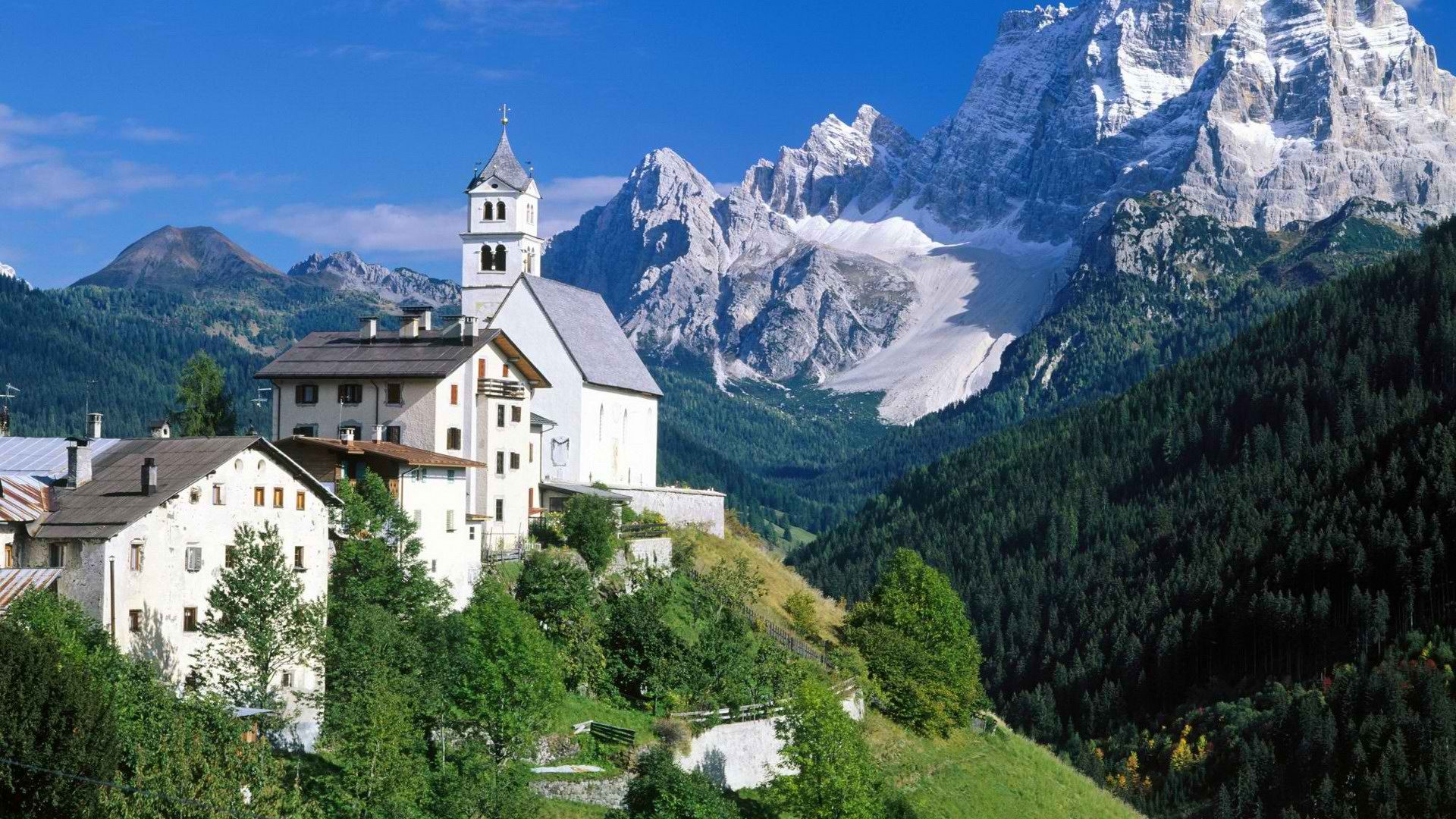Italy, Alps - desktop wallpaper