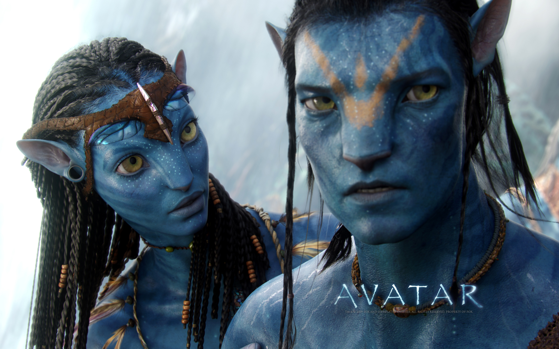 movies, Avatar, Neytiri, Jake Sully - desktop wallpaper