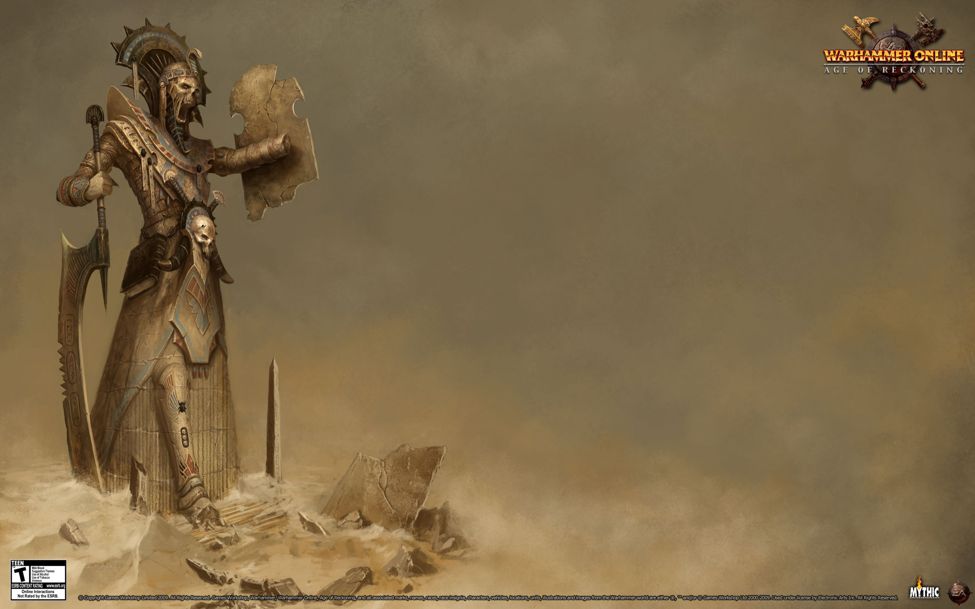 Warhammer Online, Warhammer, Egyptian - desktop wallpaper