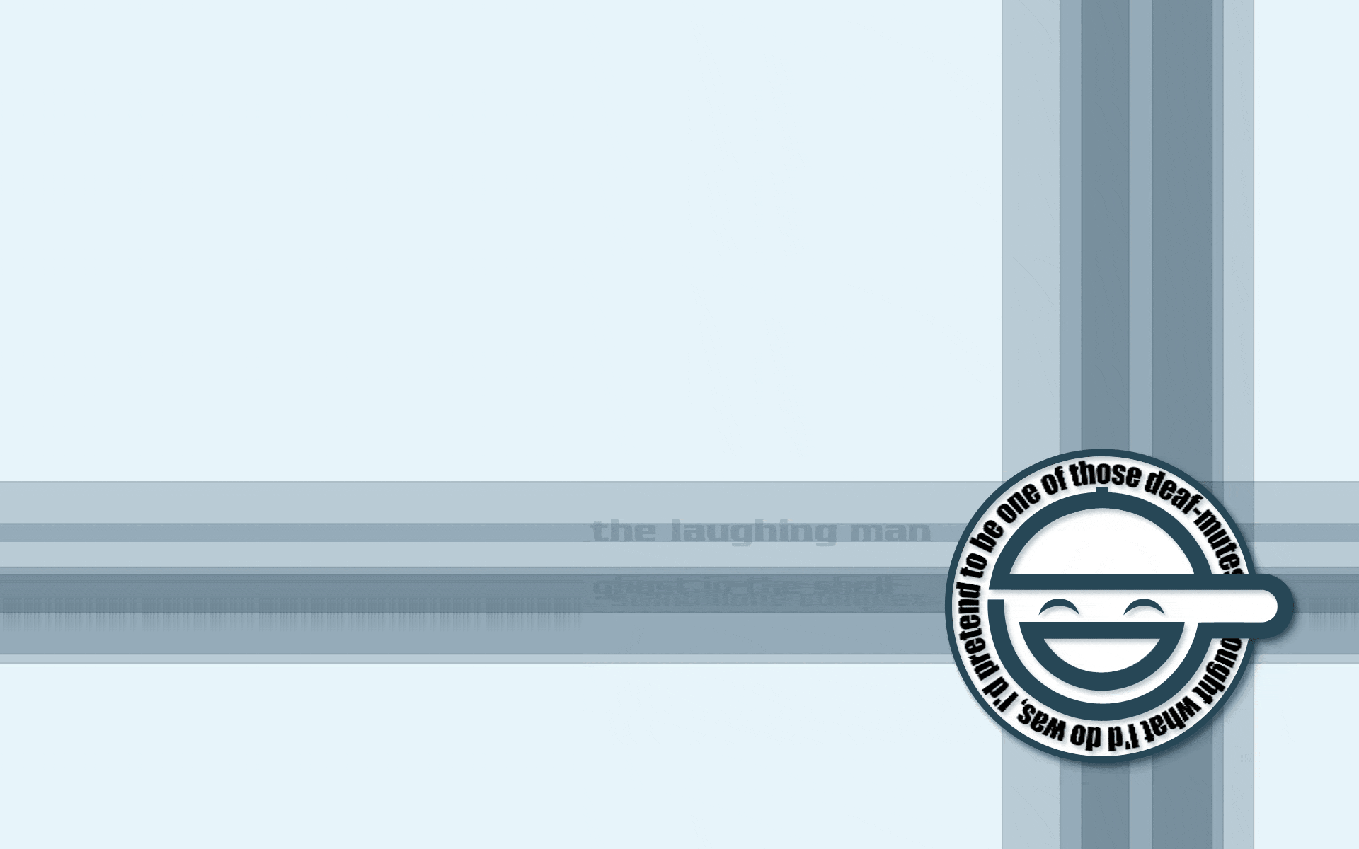 laughing man, Ghost in the Shell - desktop wallpaper