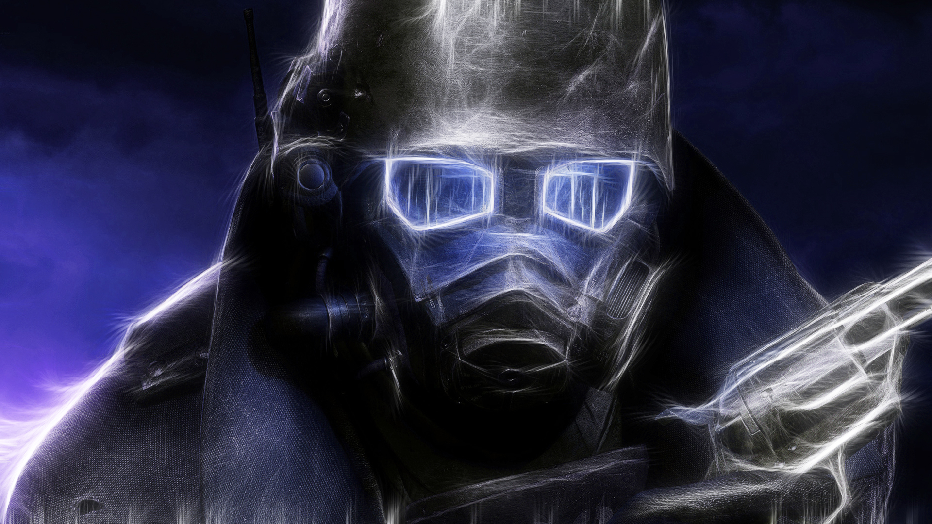 eyes, gas masks, Fallout: New Vegas - desktop wallpaper