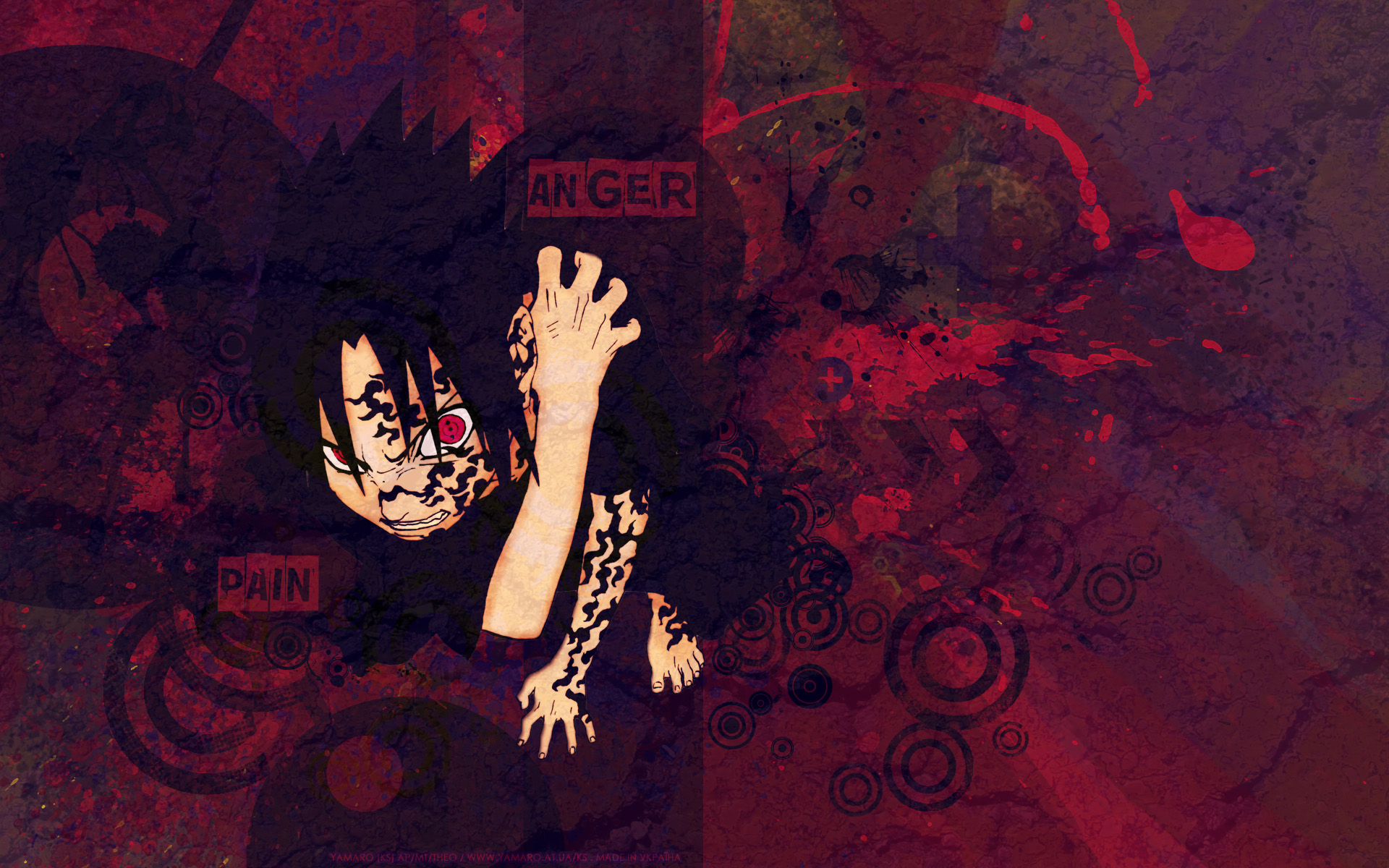 Download Uchiha Sasuke Naruto Shippuden Anger Curse Mark Free Desktop Wallp...