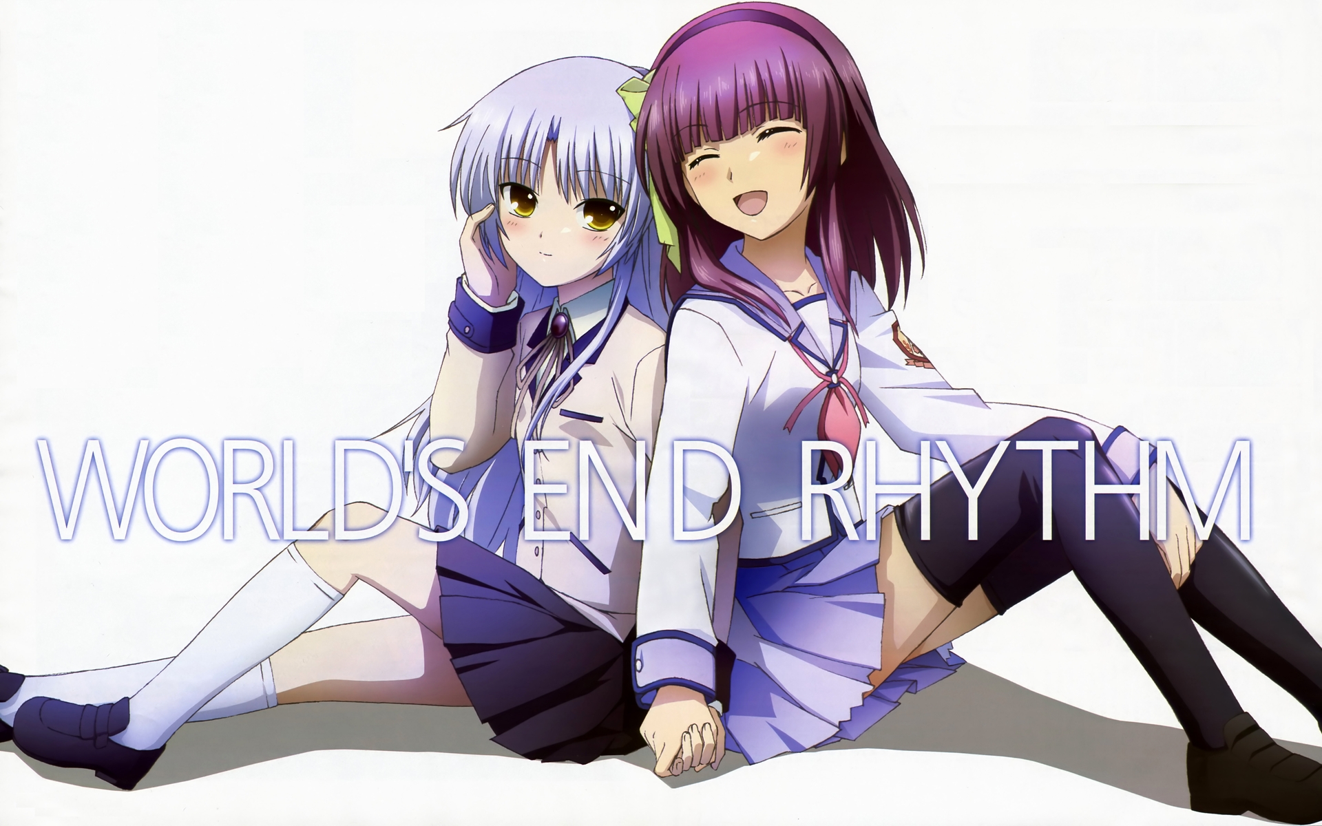 Angel Beats Yuri Tachibana Kanade Nakamura Yuri Free Wallpaper Wallpaperjam Com