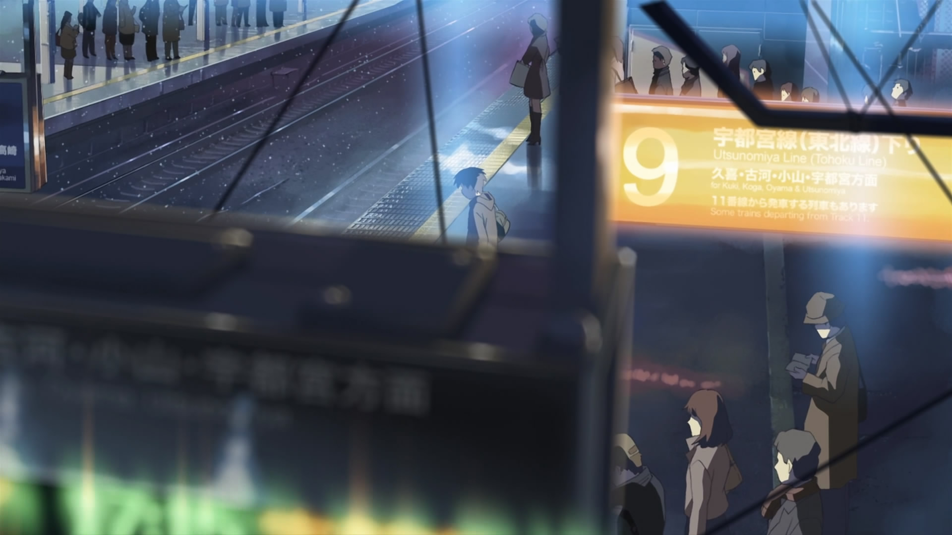 Makoto Shinkai Train Stations 5 Centimeters Per Second Free Wallpaper Wallpaperjam Com