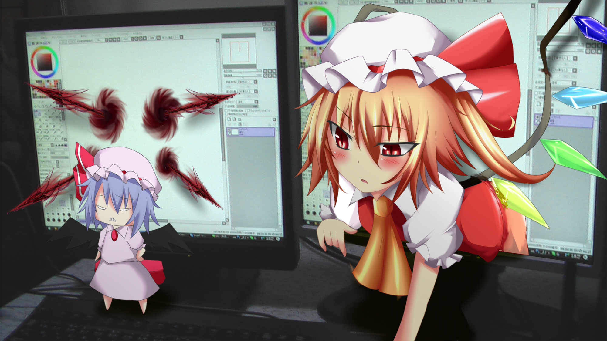 touhou flandre and remilia