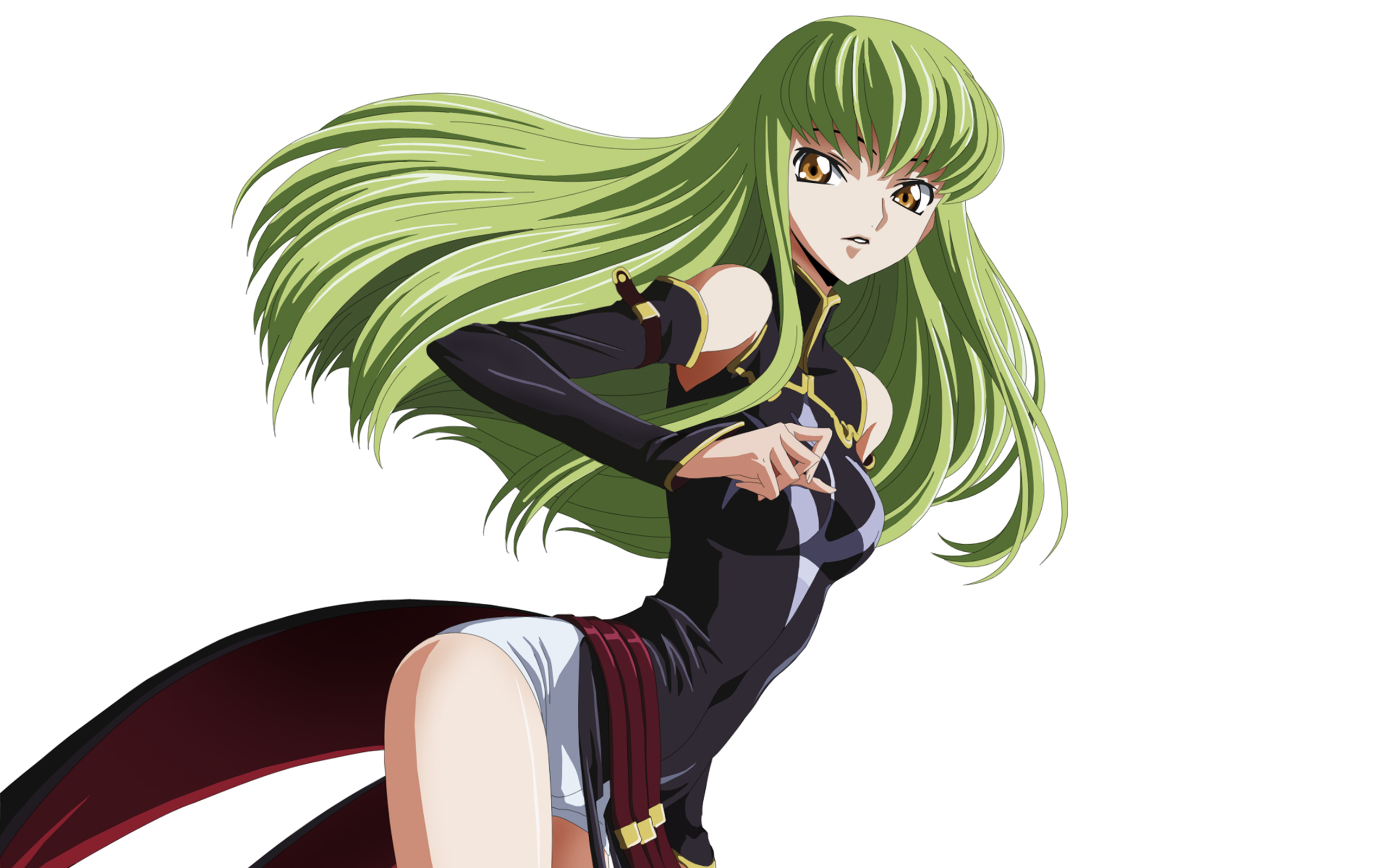 cc code geass green hair yellow eyes   -  Anime  Wallpapers