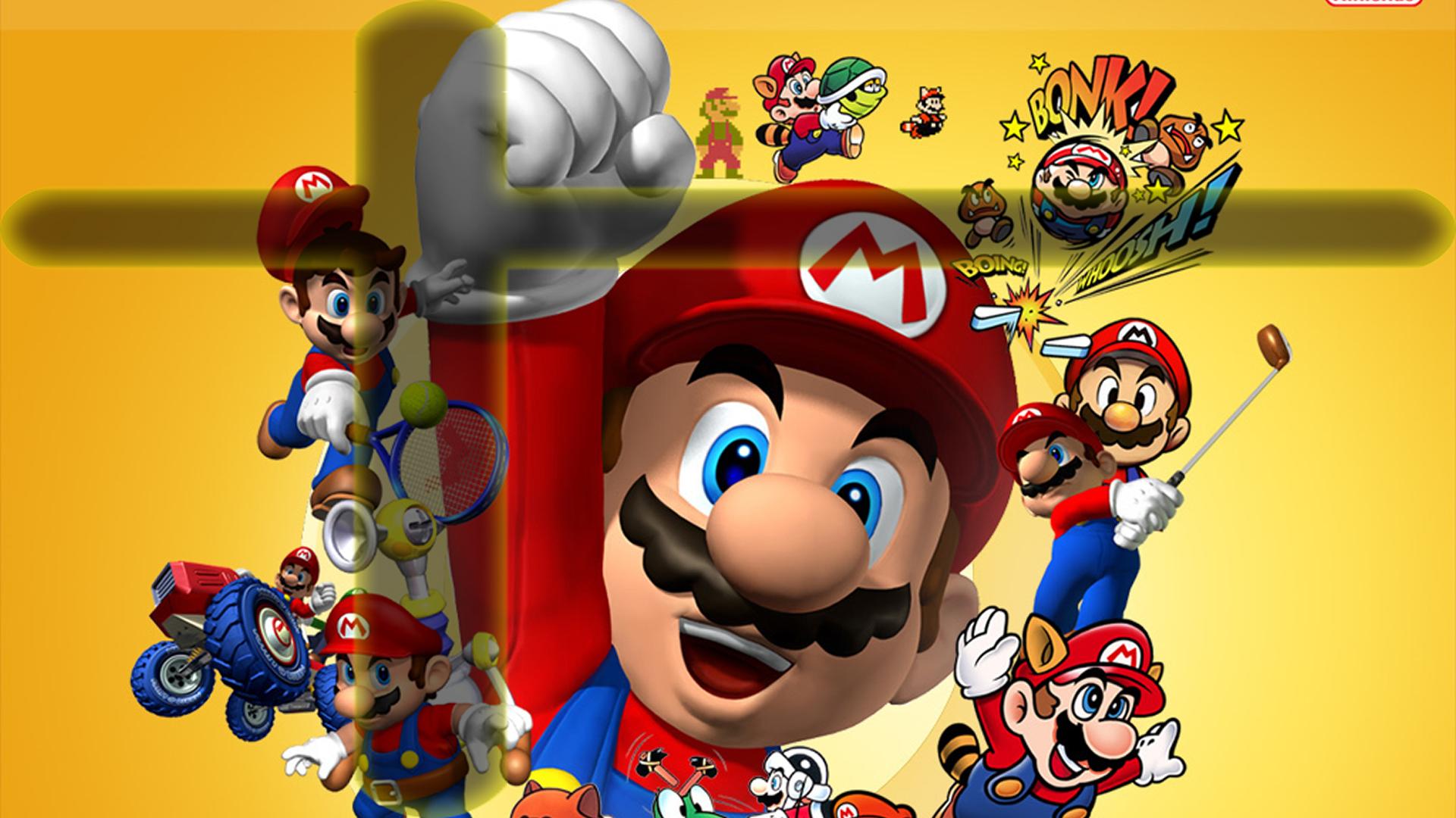video games, Mario - desktop wallpaper