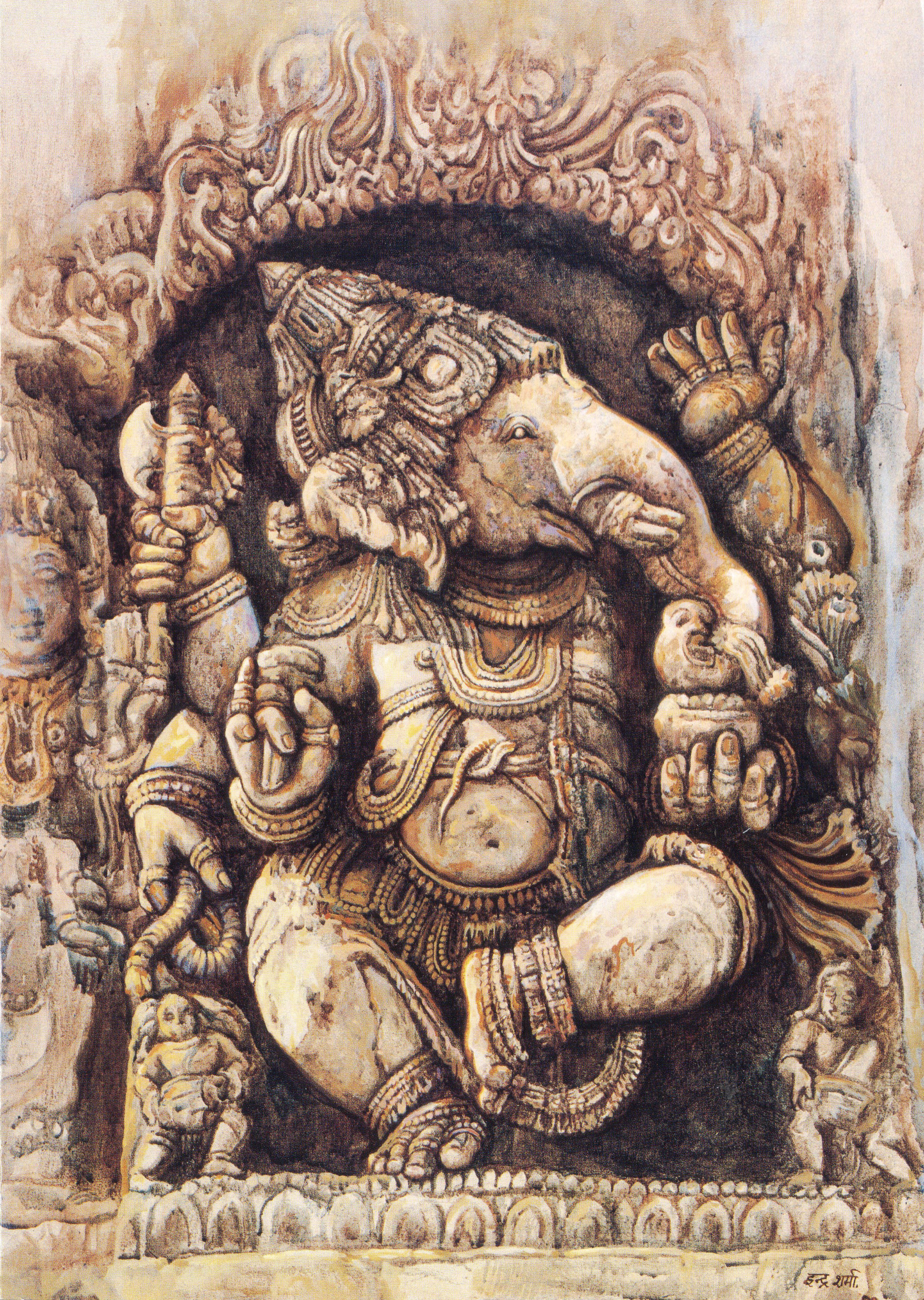 statues, elephants, Hinduism - desktop wallpaper
