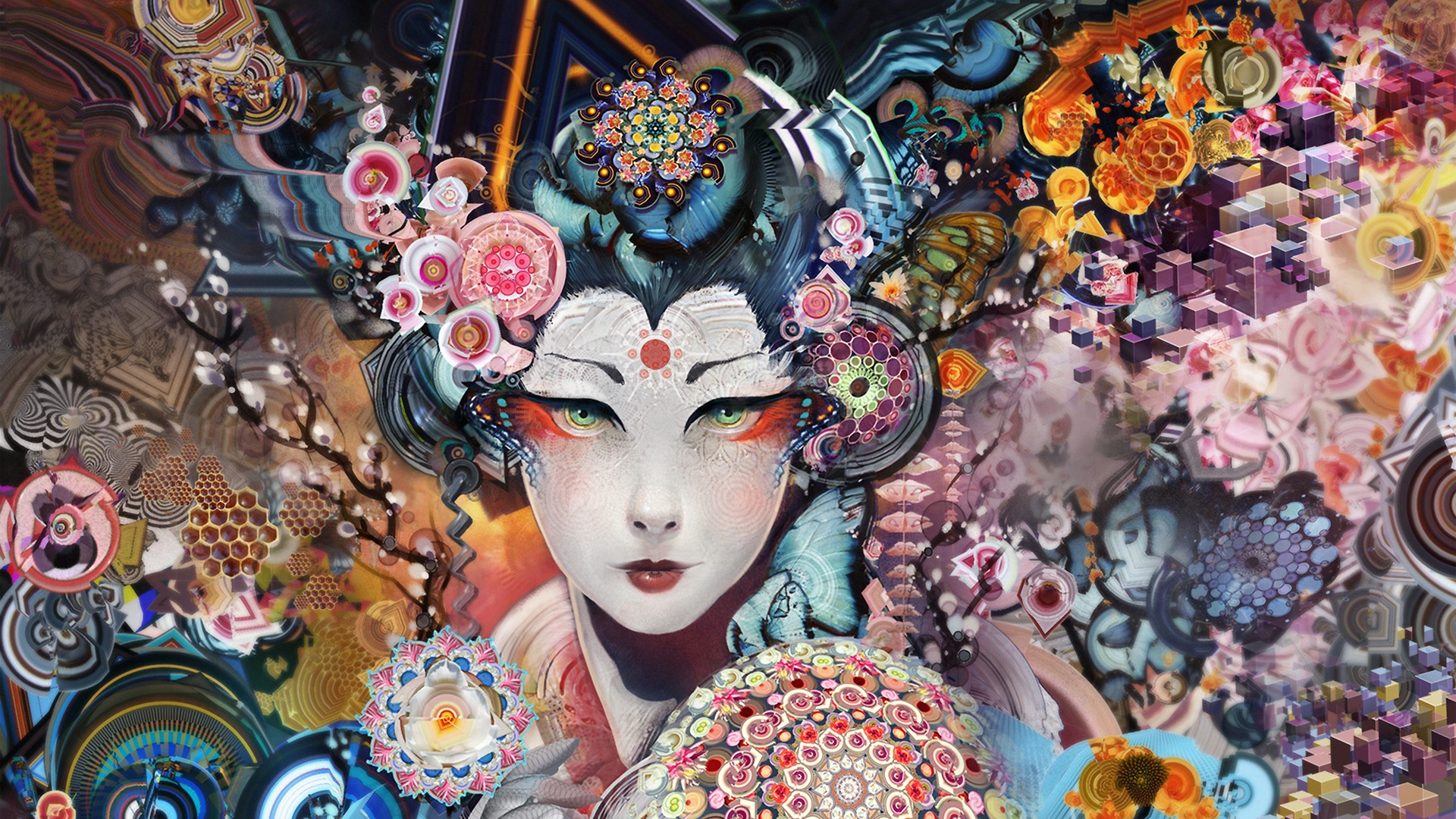 geisha - desktop wallpaper