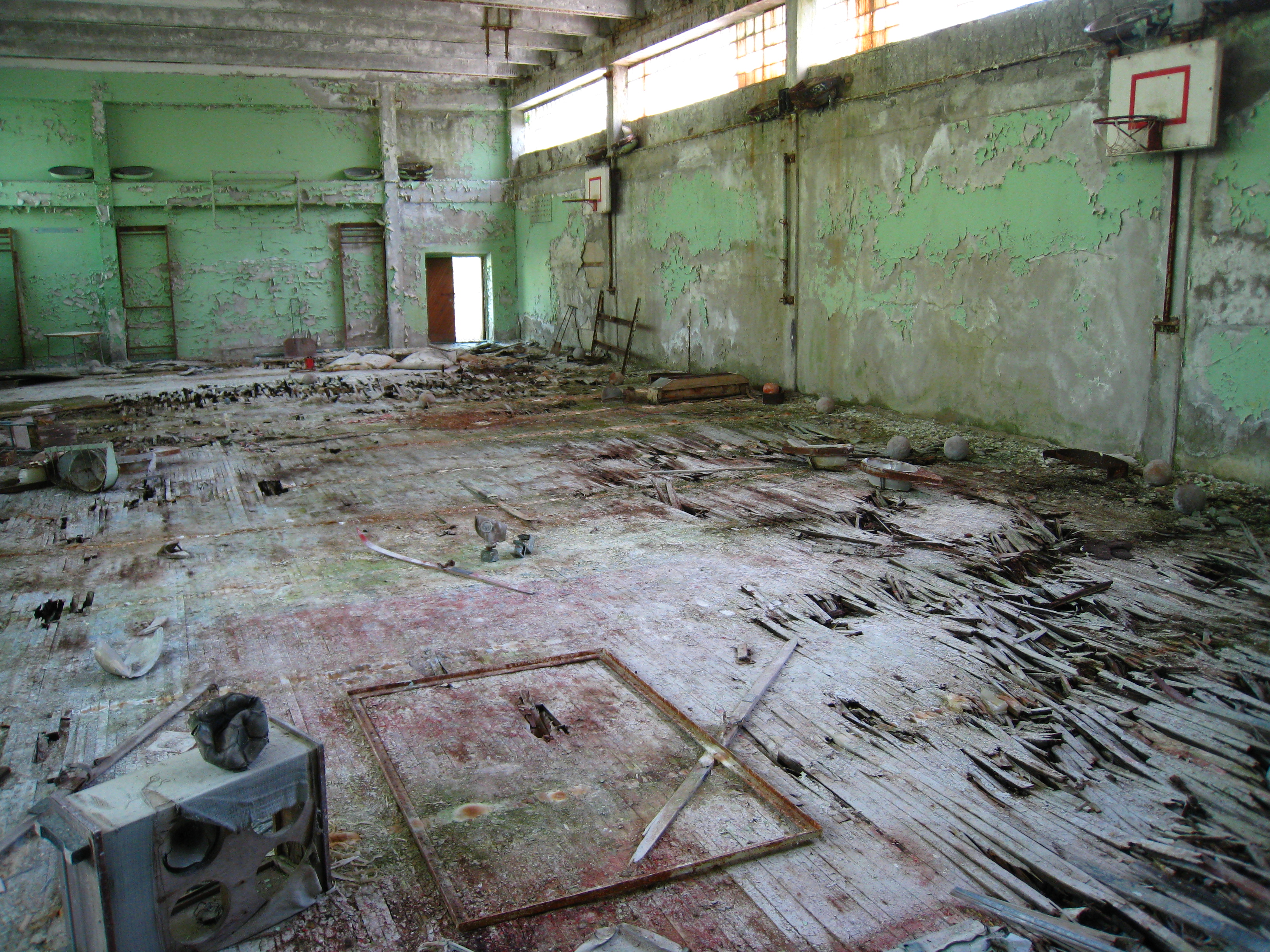 ruins, buildings, Pripyat - desktop wallpaper