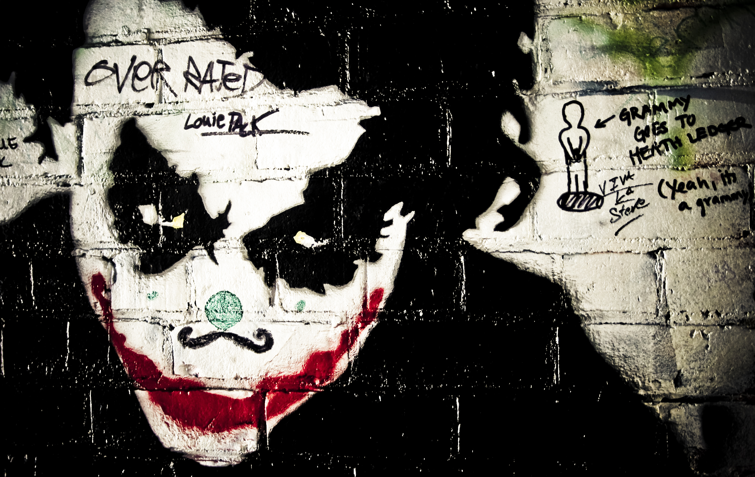 The Joker, graffiti - desktop wallpaper