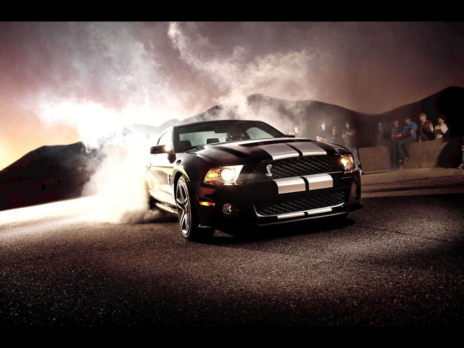 cars, smoke, vehicles, Ford Shelby, Ford Mustang Shelby GT500 - desktop wallpaper