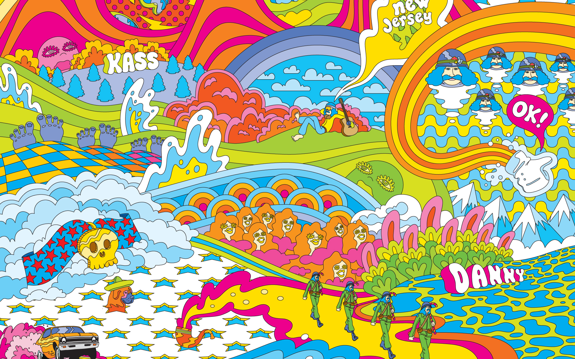 weird, psychedelic - desktop wallpaper