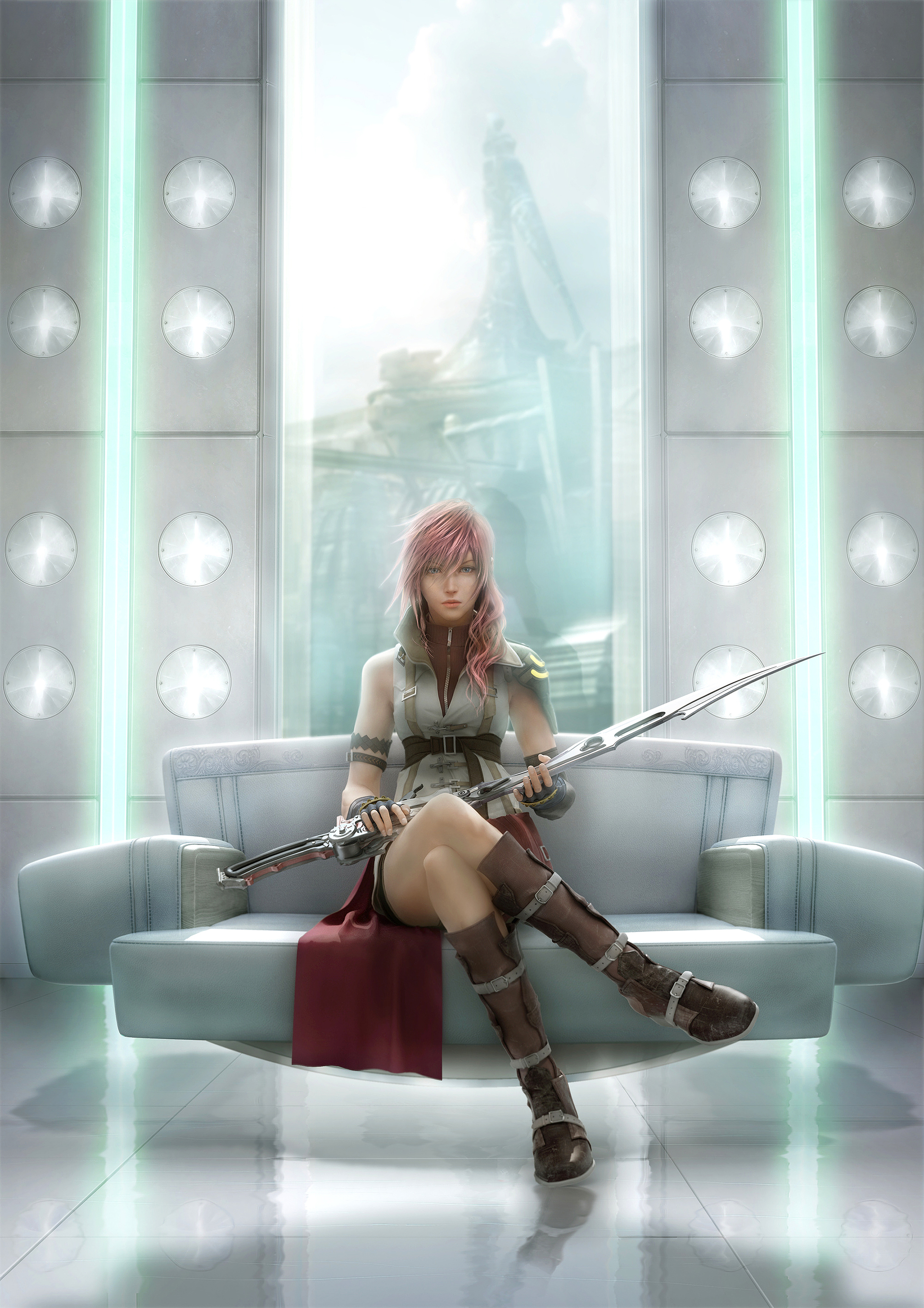 Final Fantasy XIII, Claire Farron, Square Enix, games - desktop wallpaper