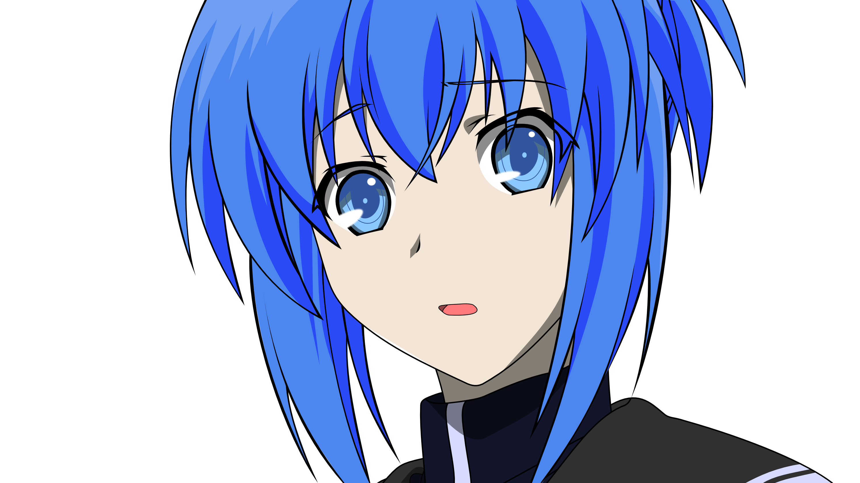 blue hair, transparent, Kampfer, anime, Senou Natsuru, anime vectors - desktop wallpaper