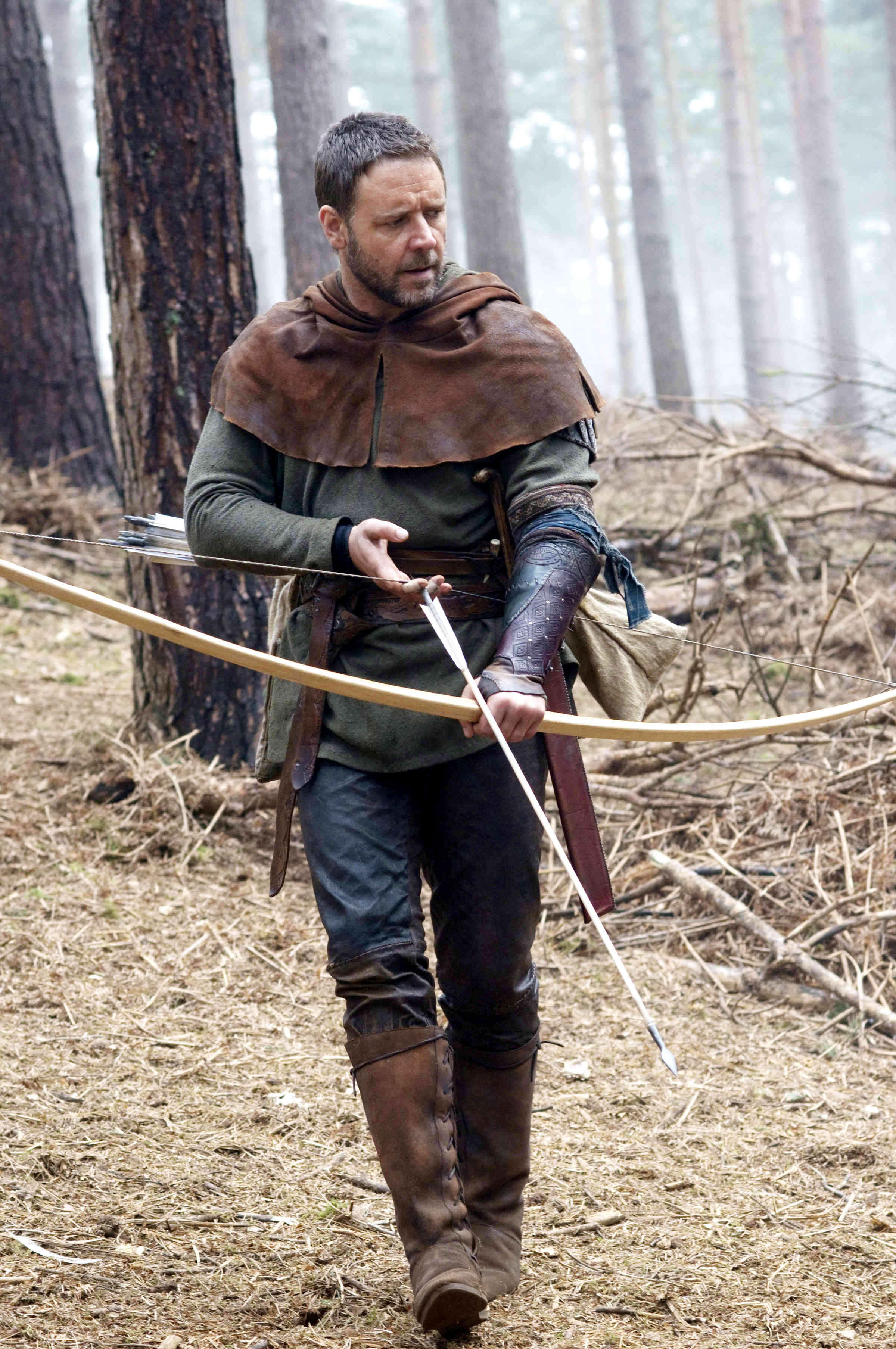 Robin Hood, bow (weapon), Russell Crowe - desktop wallpaper