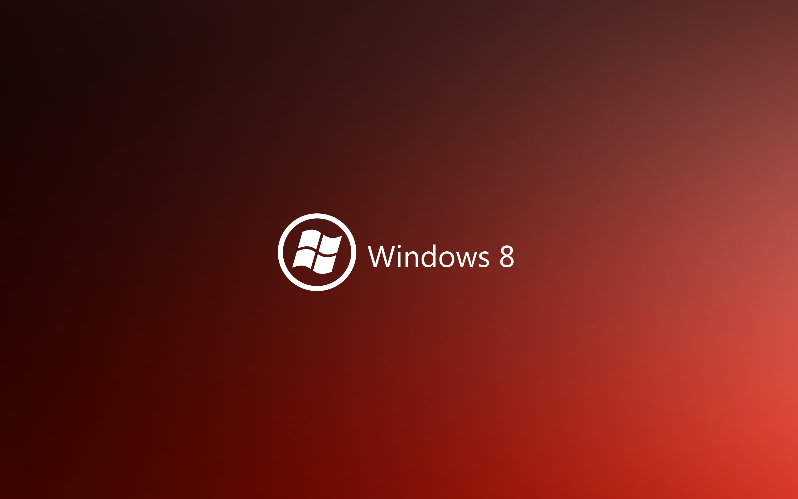 minimalistic, red, DeviantART, Windows 8 - desktop wallpaper