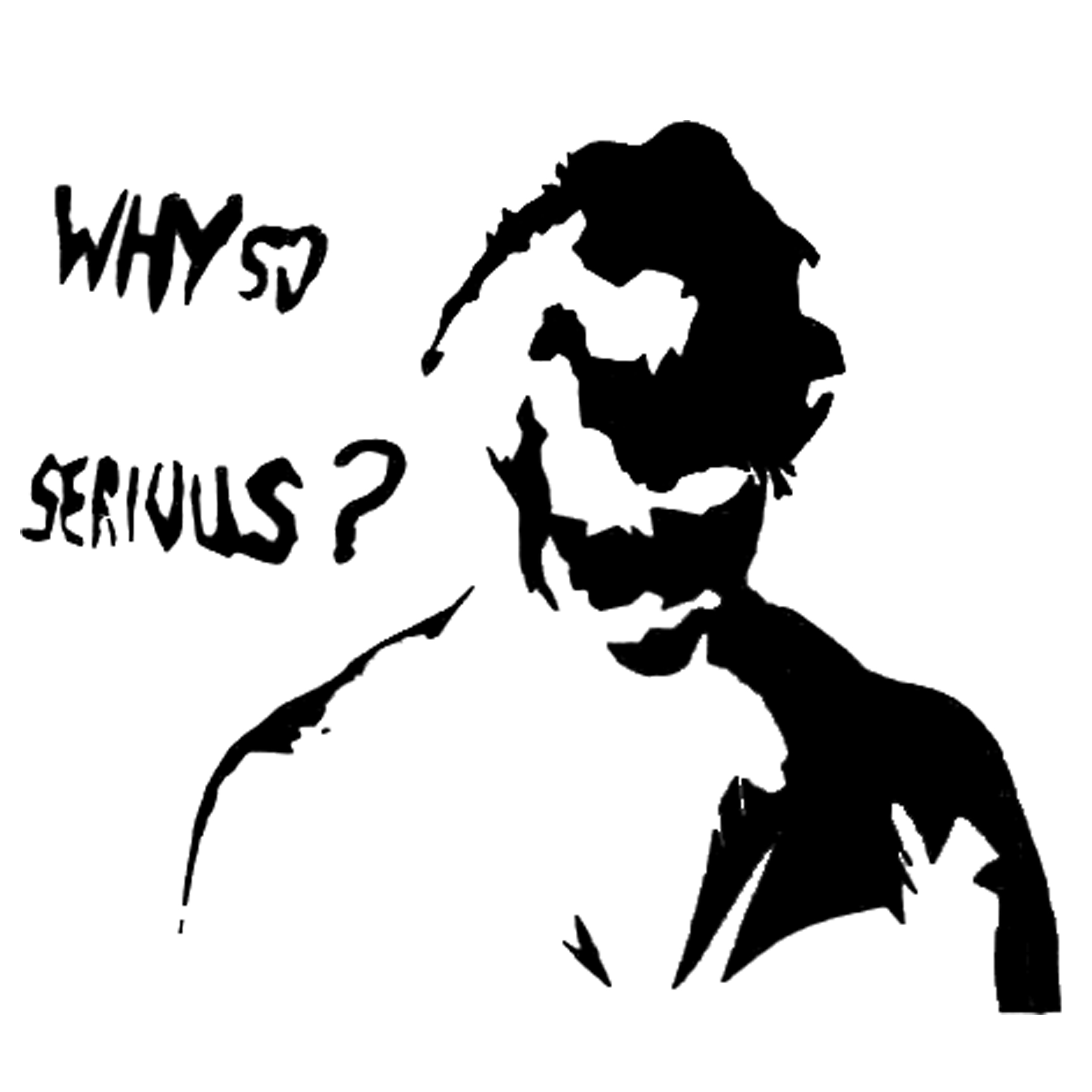 text, The Joker, temples, monochrome, Why So Serious? - desktop wallpaper