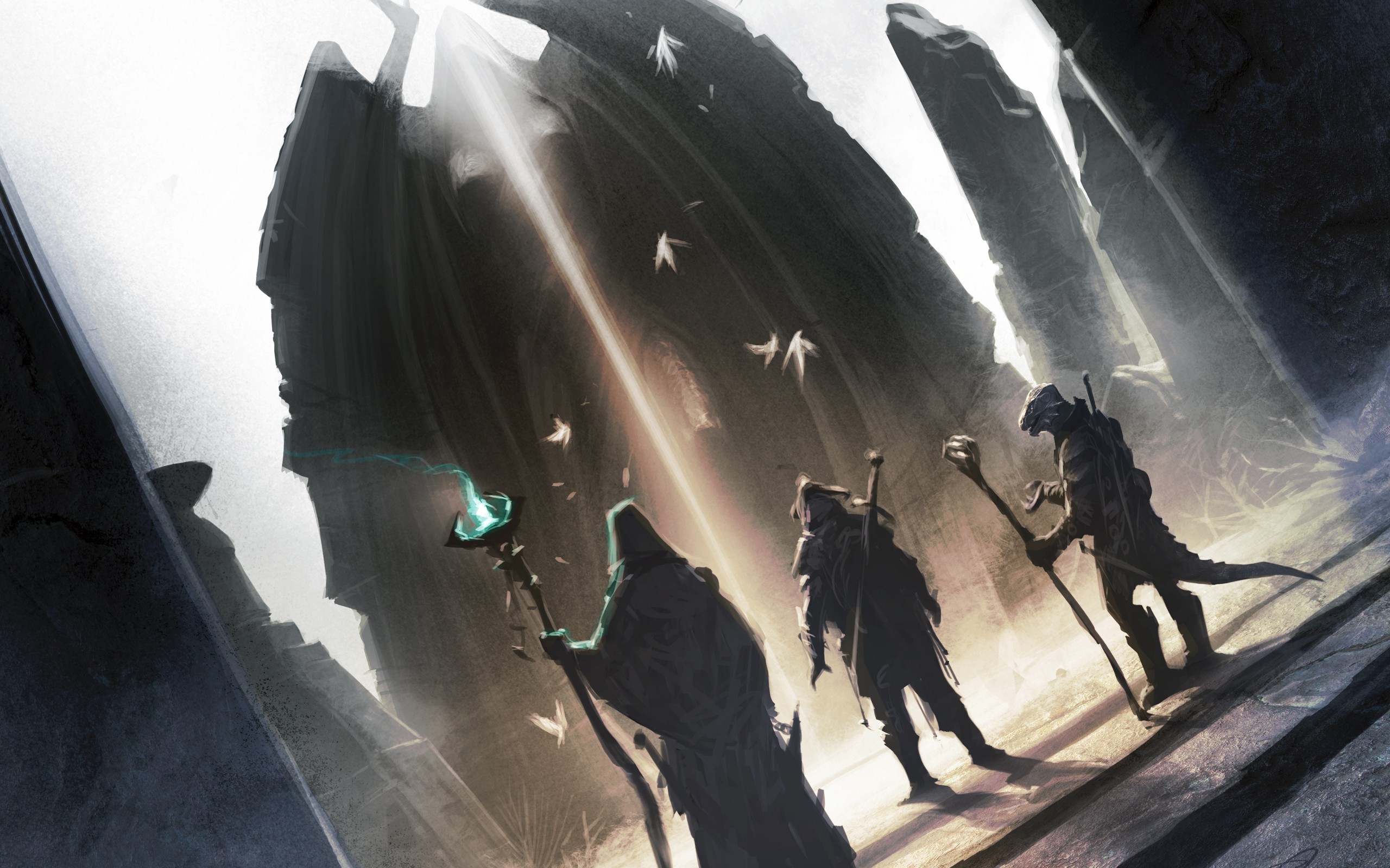 fantasy art, artwork, The Elder Scrolls V: Skyrim, games - desktop wallpaper
