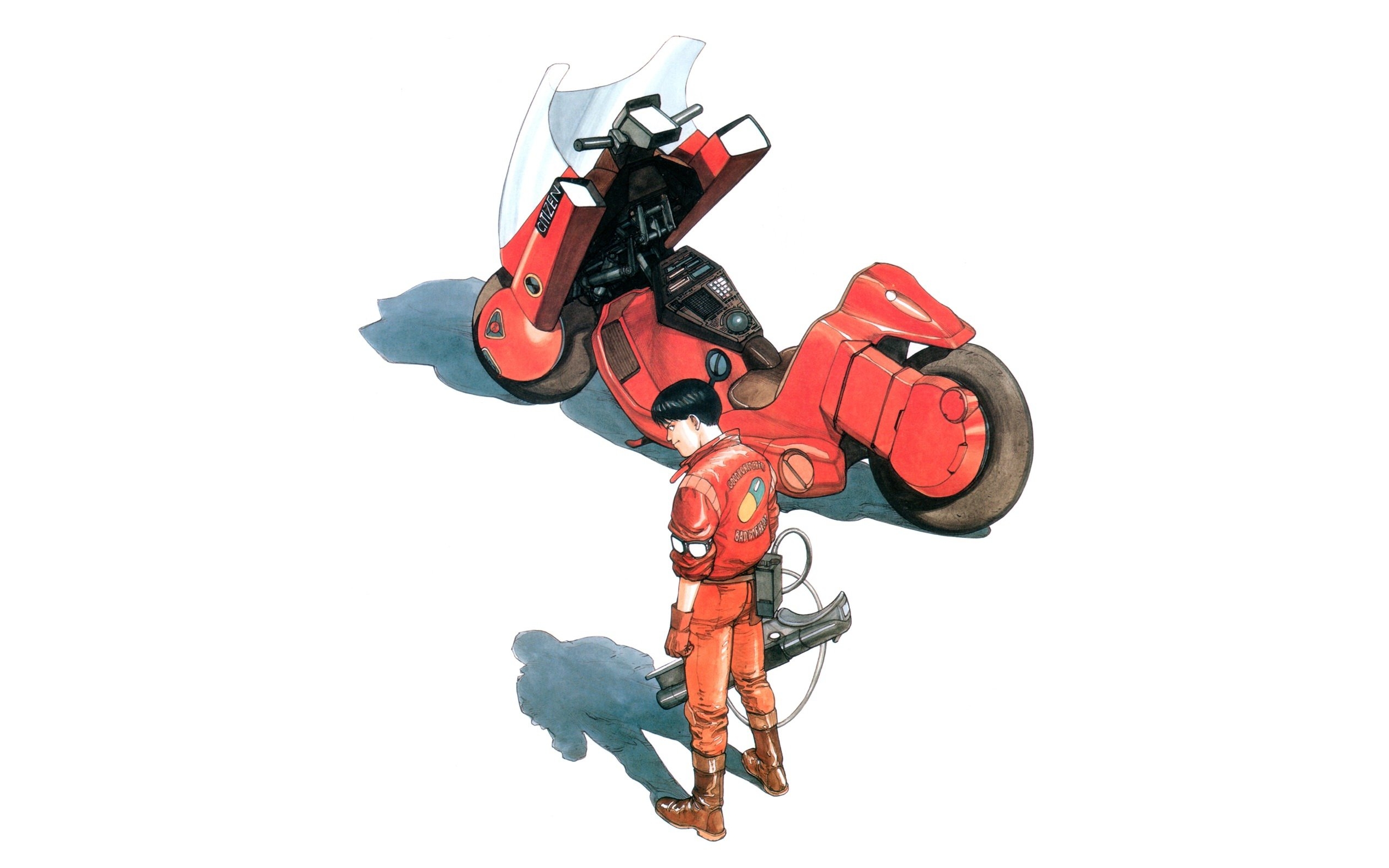 Akira, artwork, motorbikes - desktop wallpaper
