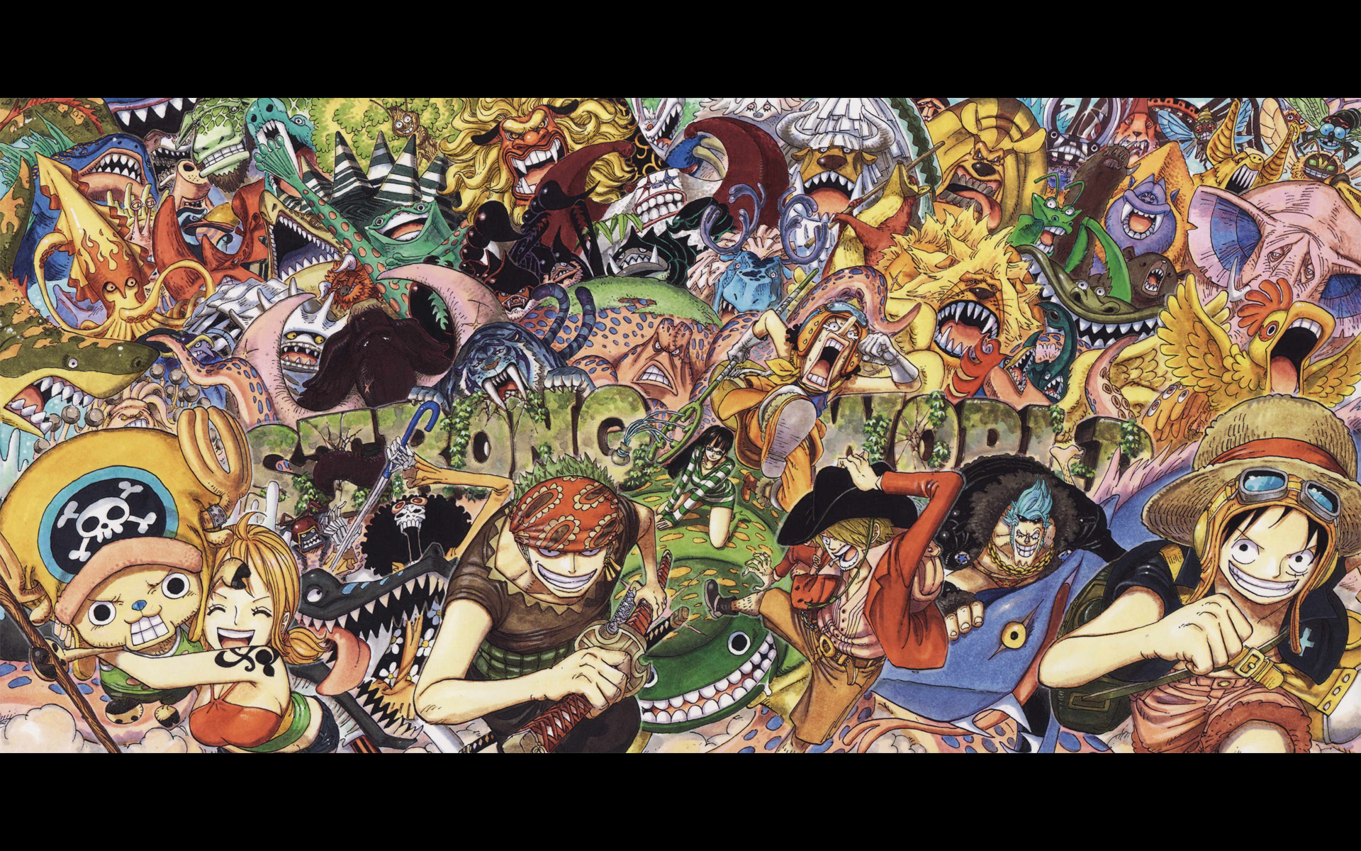 One Piece (anime), Roronoa Zoro, chopper, Monkey D Luffy, Nami (One Piece) - desktop wallpaper