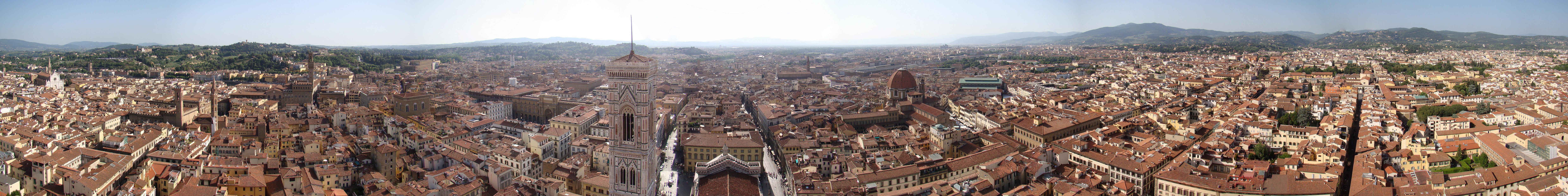 Italy, Florence, panorama - desktop wallpaper