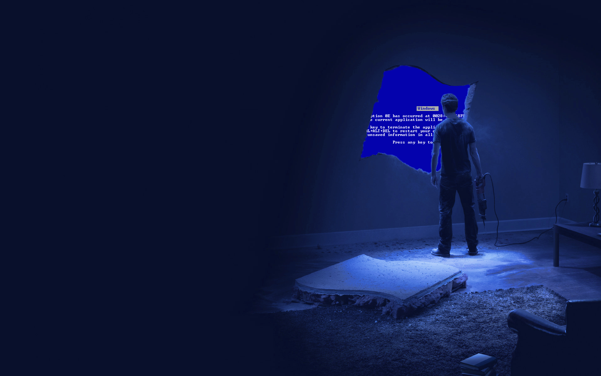 Blue Screen of Death - desktop wallpaper