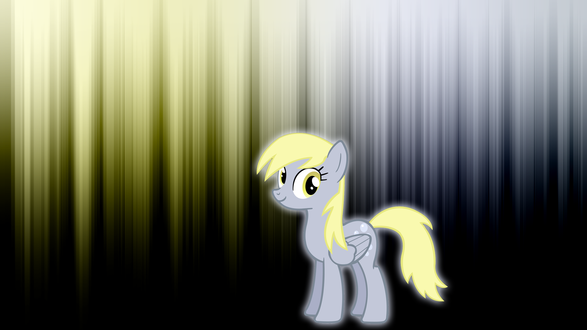 My Little Pony, glow, Derpy Hooves - desktop wallpaper