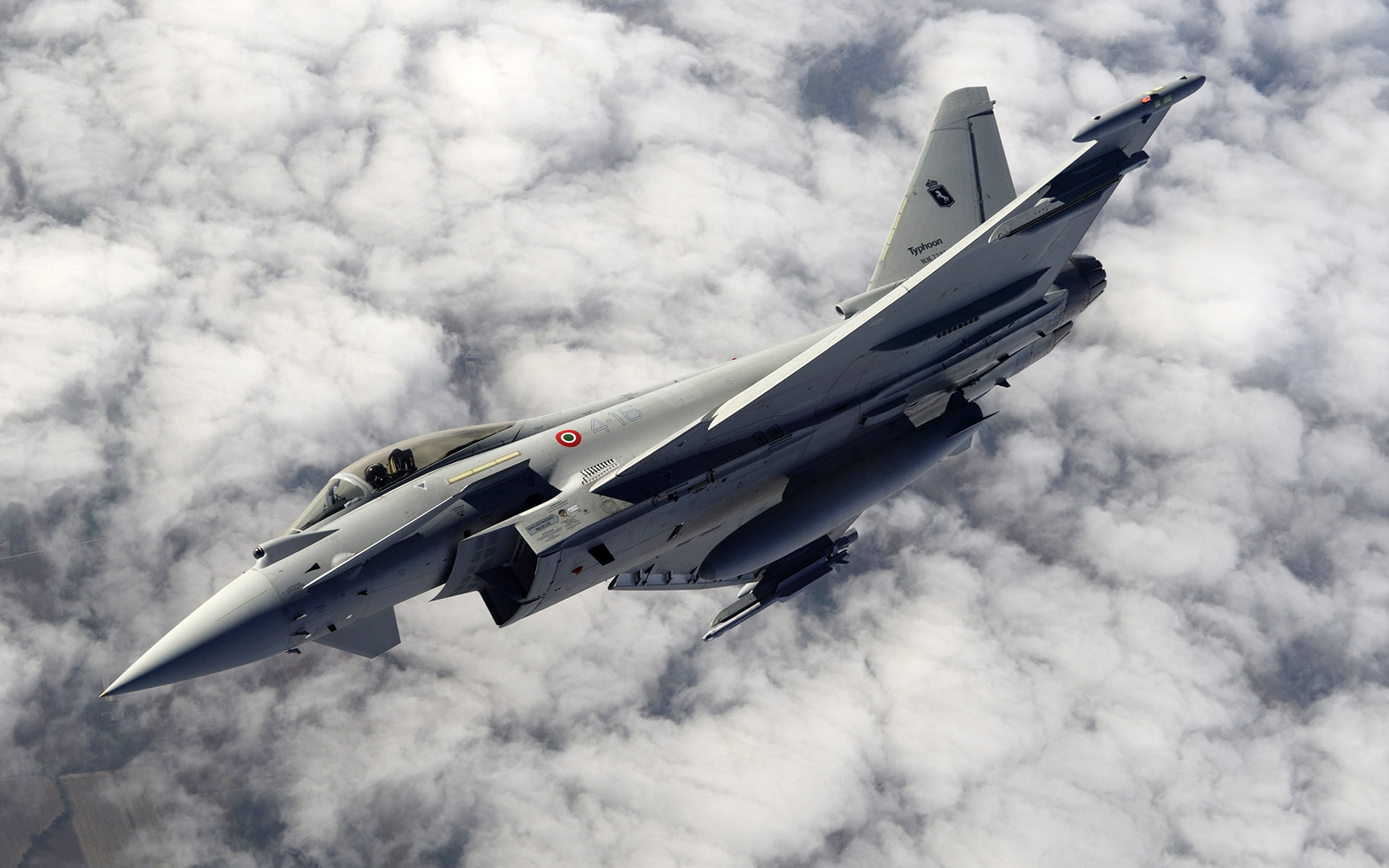 aircraft, military, Eurofighter Typhoon - desktop wallpaper