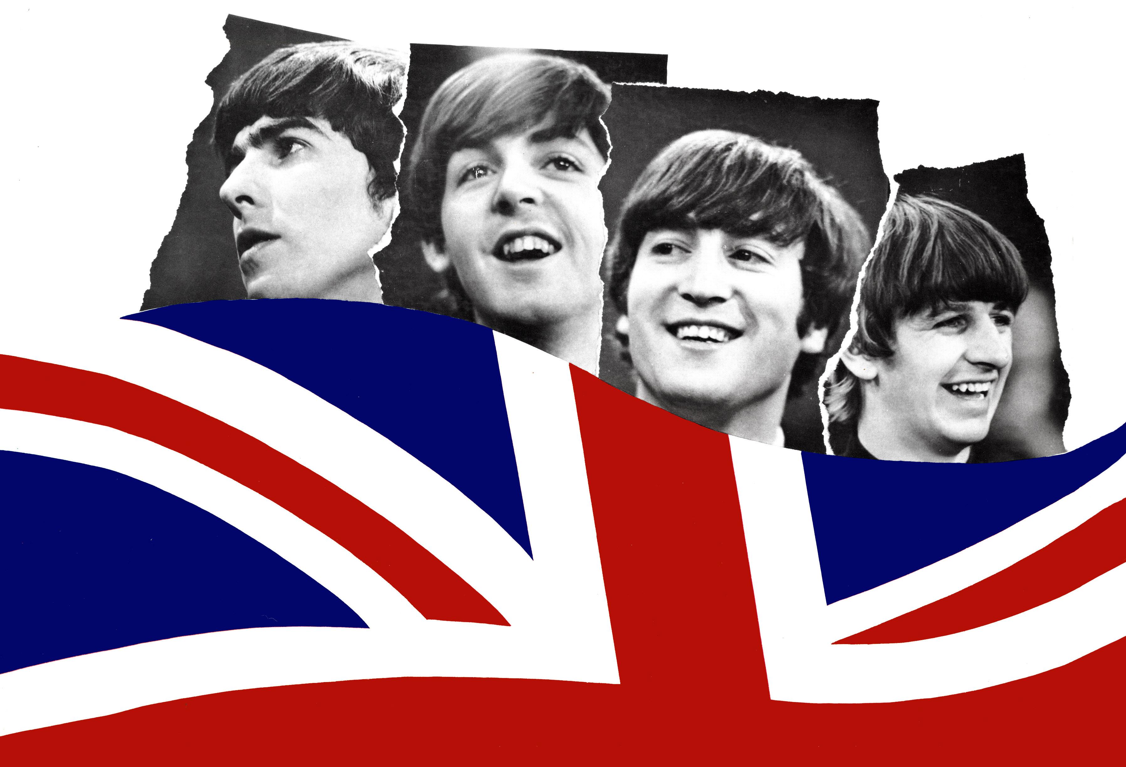 flags, The Beatles - desktop wallpaper