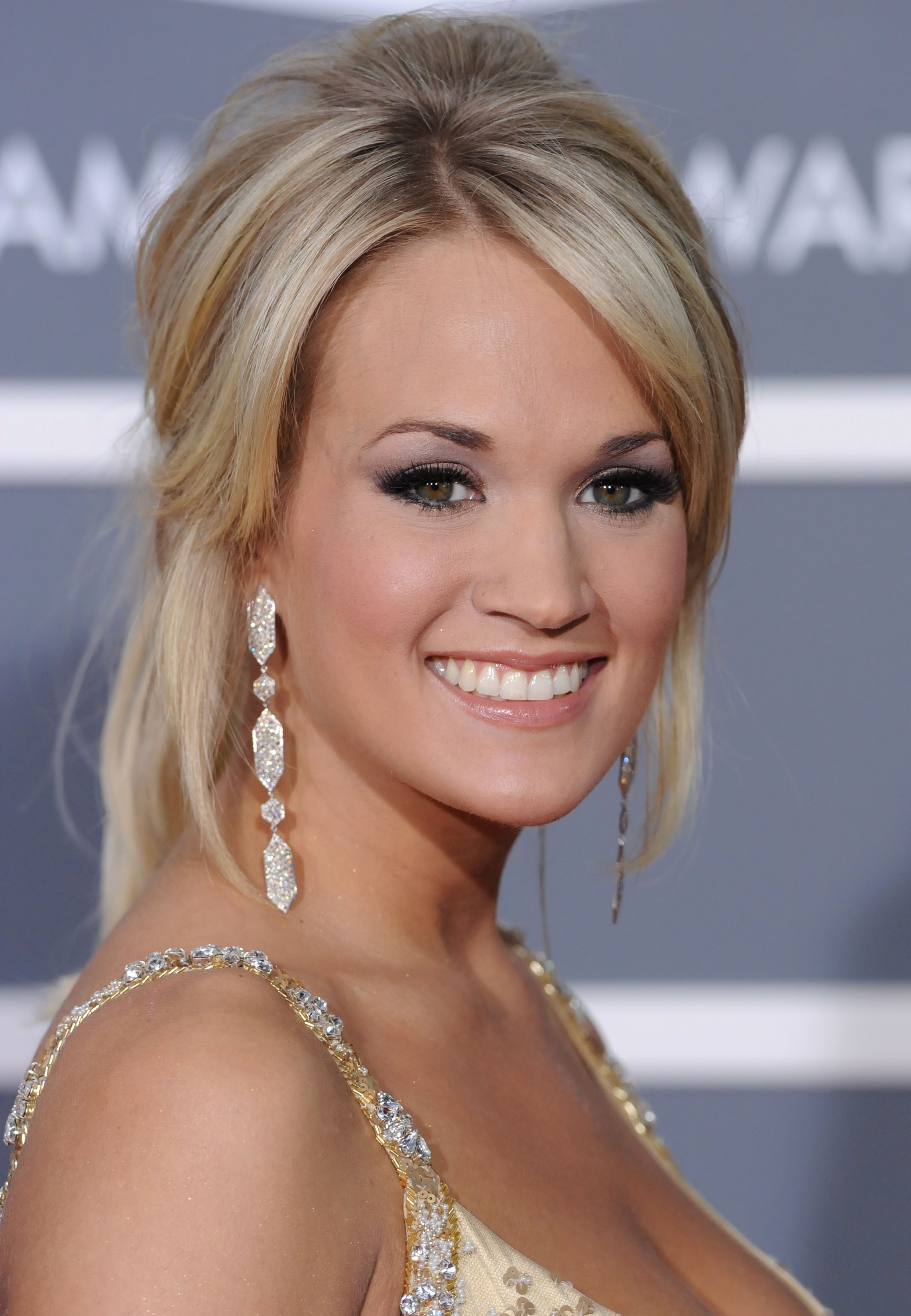blondes, women, Carrie Underwood, faces - desktop wallpaper
