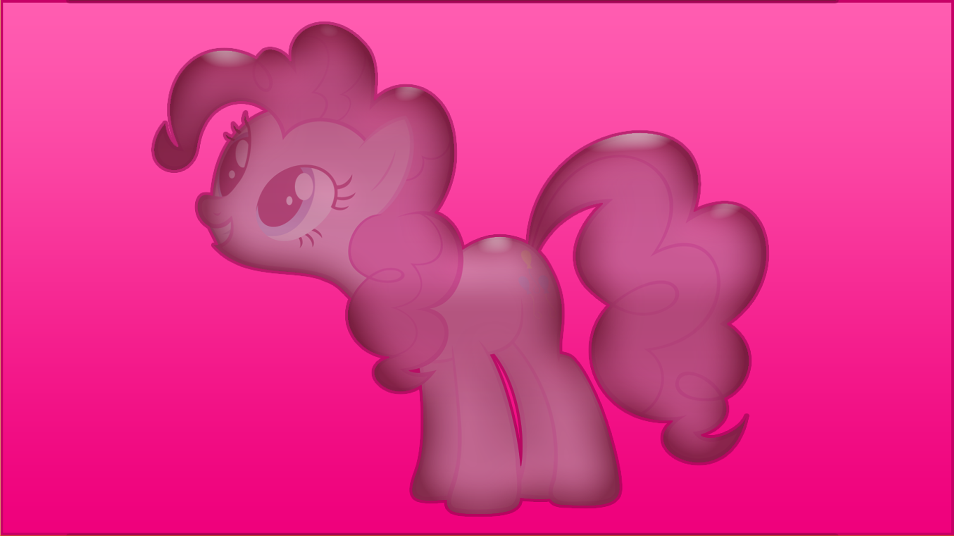My Little Pony, Pinkie Pie, glossy texture - desktop wallpaper