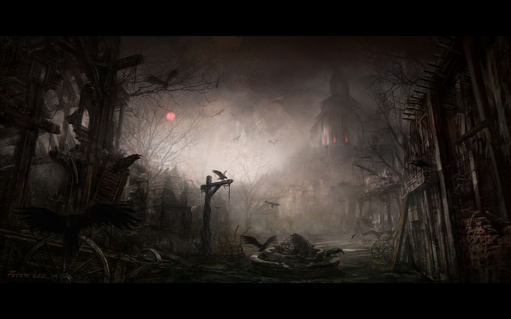 video games, Tristram, Diablo III - desktop wallpaper