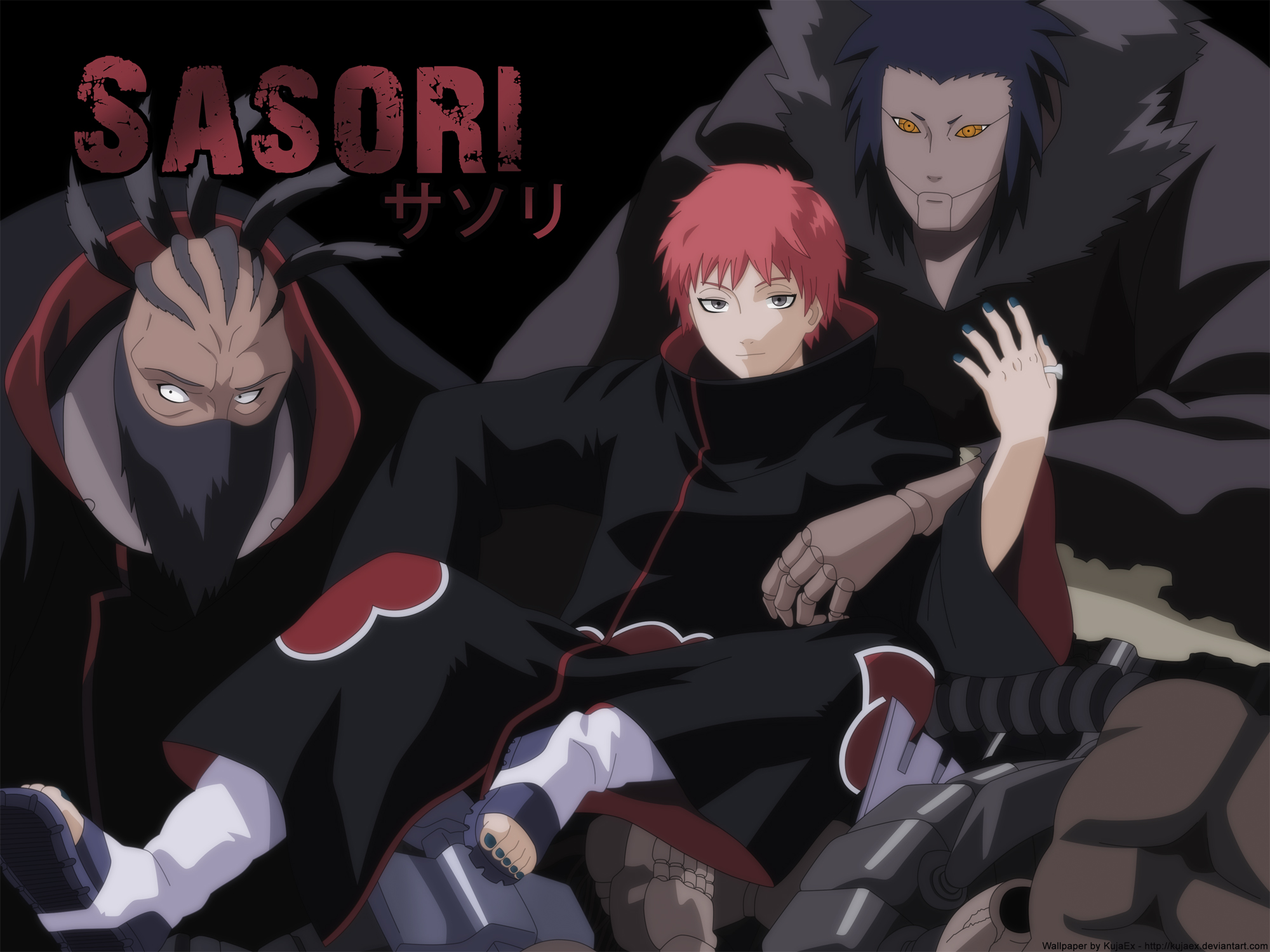 Naruto: Shippuden, Akatsuki, Sasori - desktop wallpaper