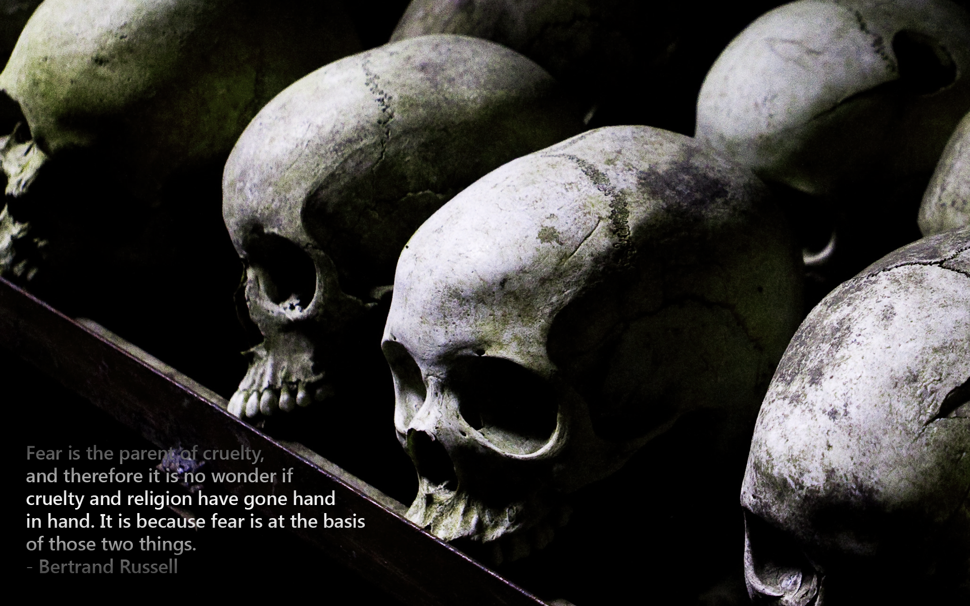 skulls, quotes, fearful, religion, F.E.A.R. - desktop wallpaper