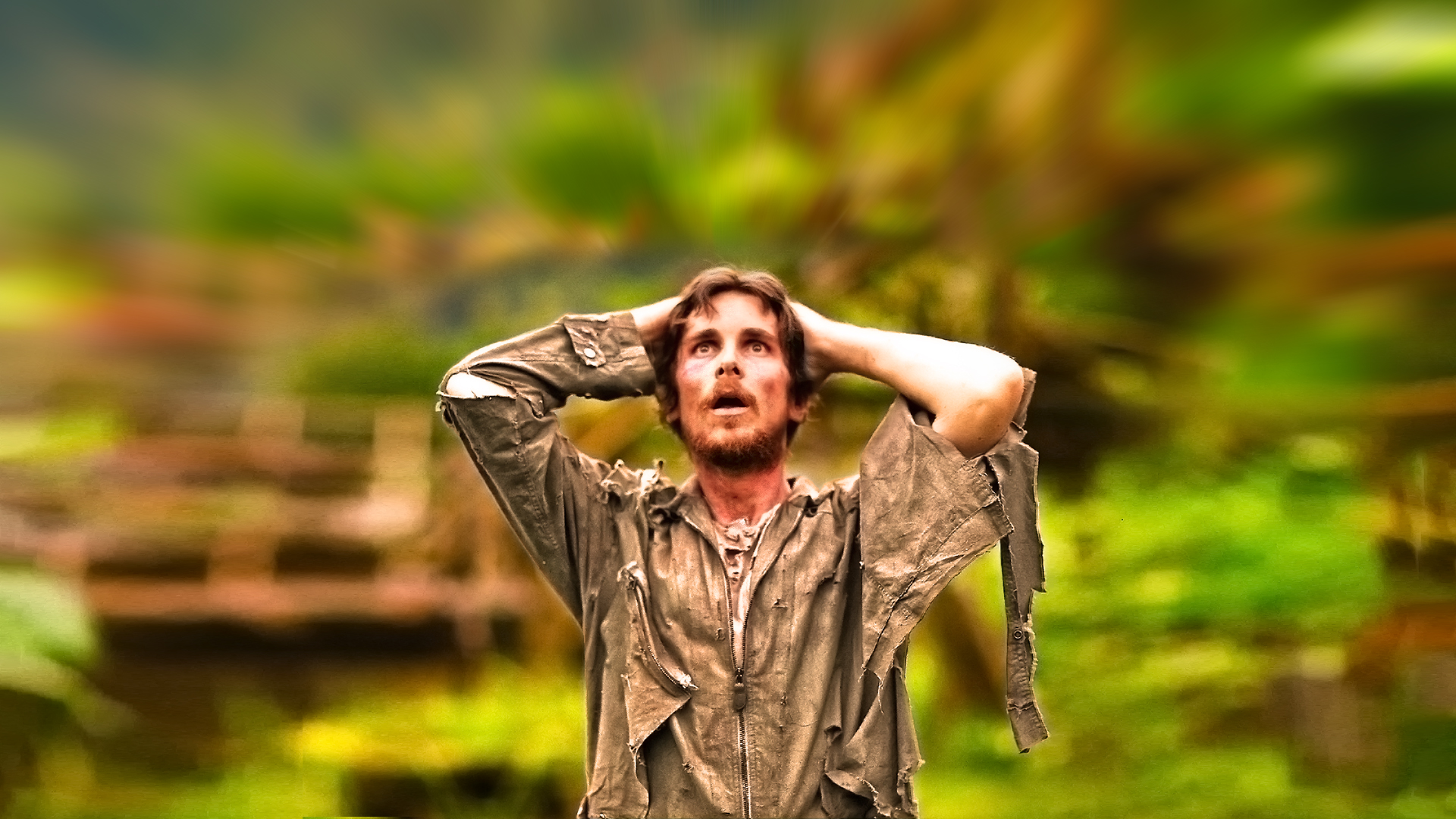 Christian Bale, actors, Rescue Dawn - desktop wallpaper